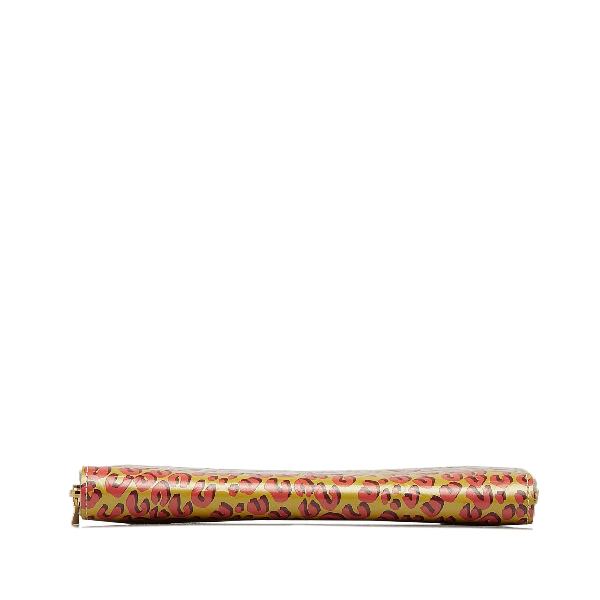 Louis Vuitton X Stephen Sprouse Vernis Leopard Zippy (SHG-R6AJ4V)