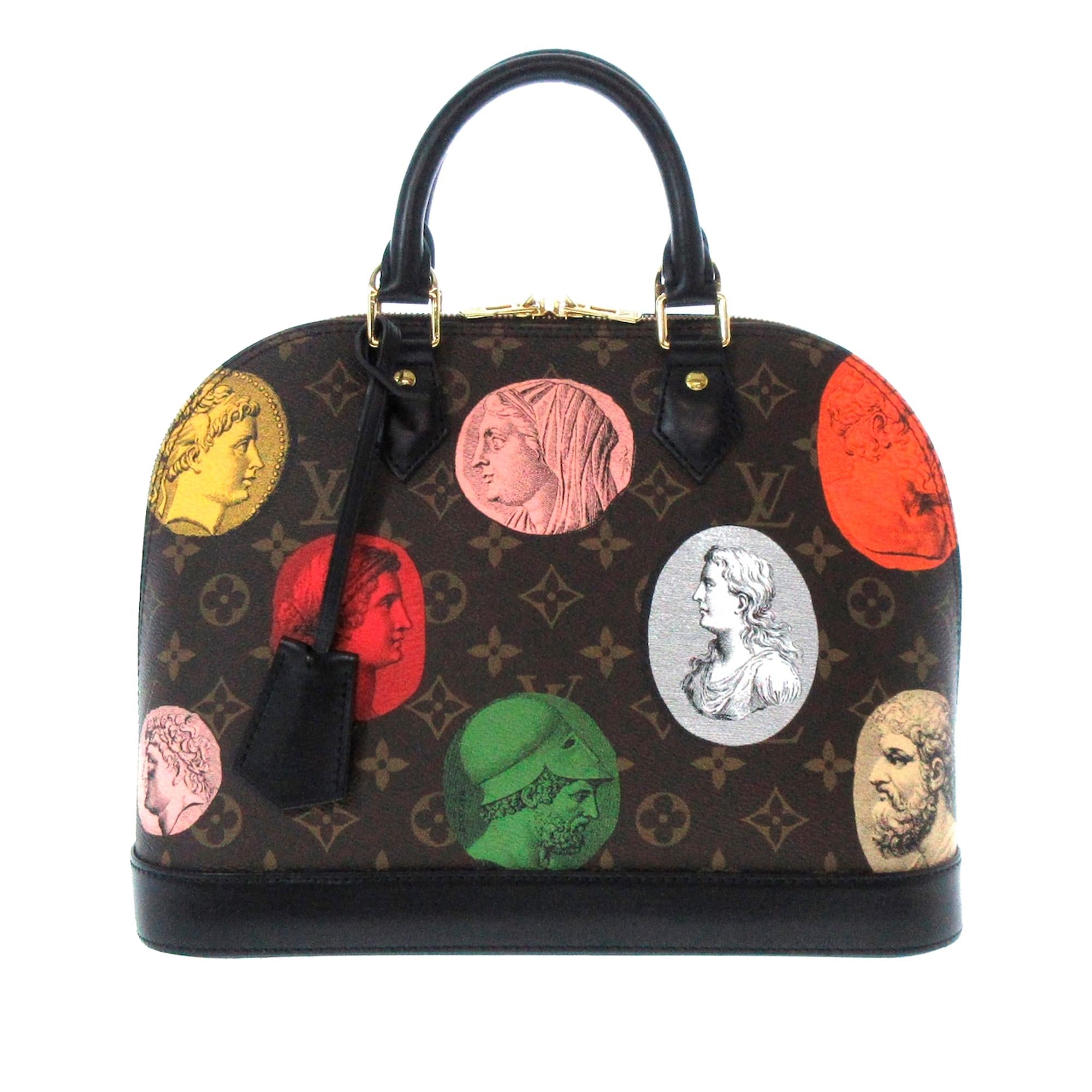 Louis Vuitton x Fornasetti Monogram Cameo Alma PM (SHG-pJW0iI)