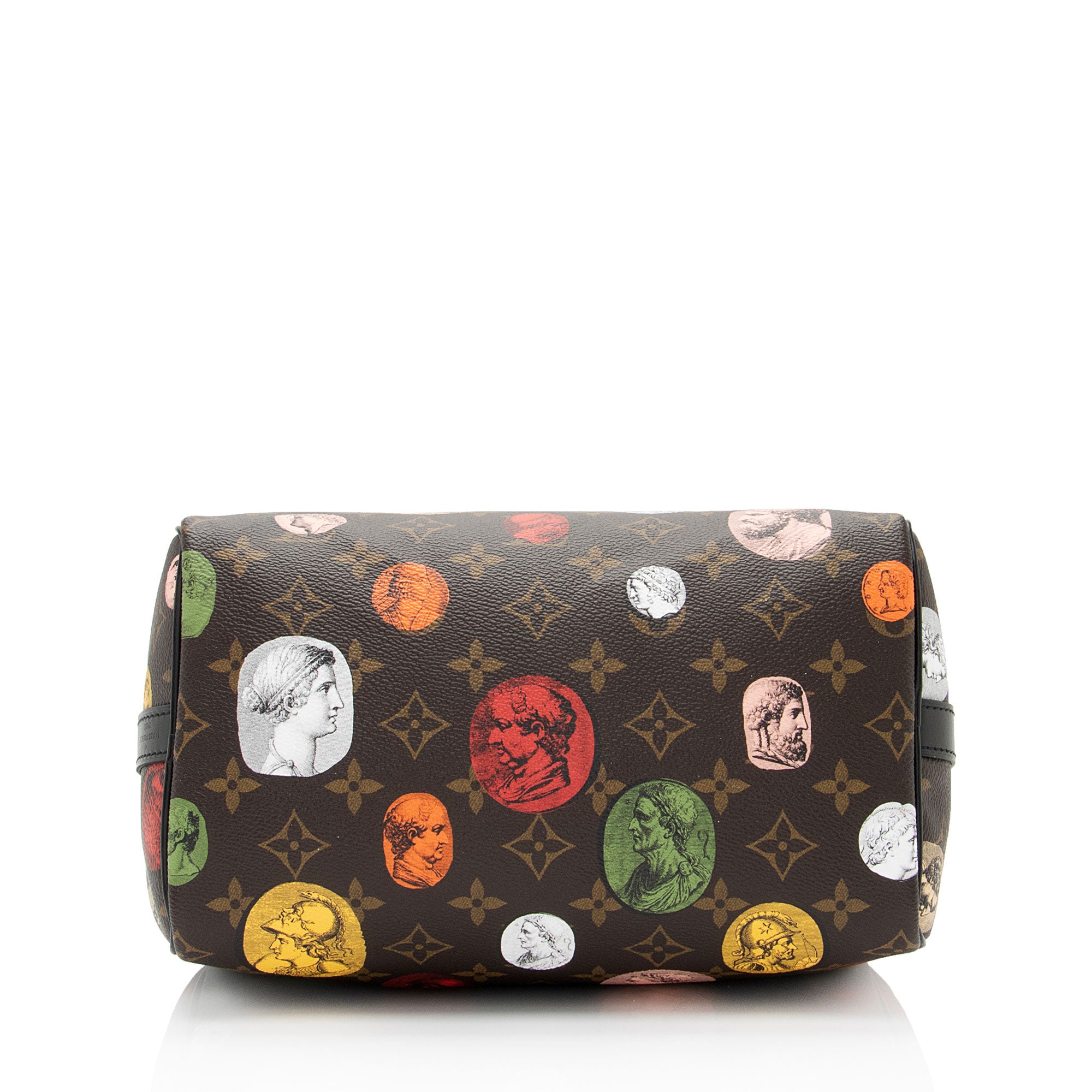 Louis Vuitton x Fornasetti Monogram Cameo Canvas Speedy Bandouliere 25 Satchel (SHF-GXLt9L)