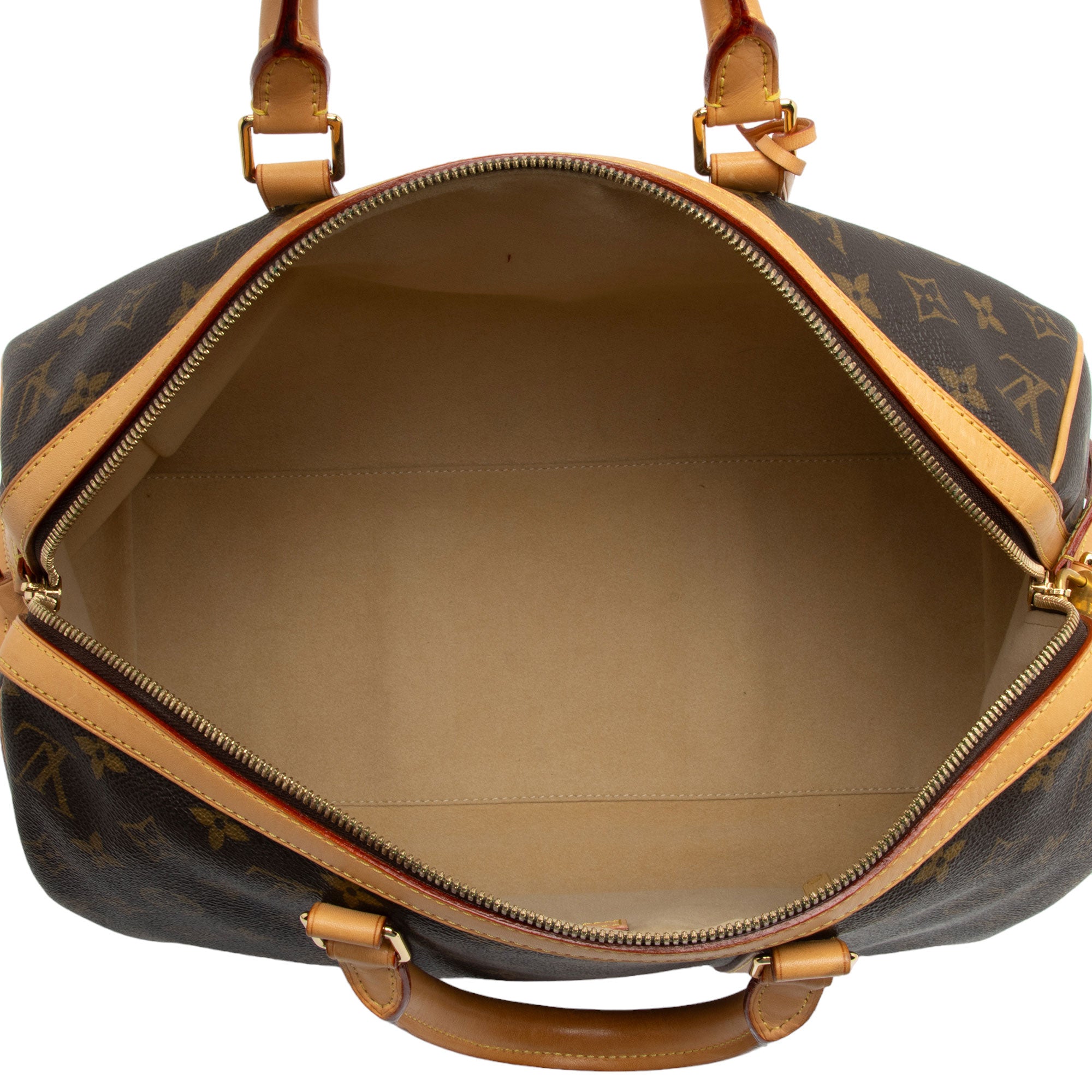 Louis Vuitton x Sofia Coppola Monogram Canvas Speedy Satchel (SHF-xJseoB)