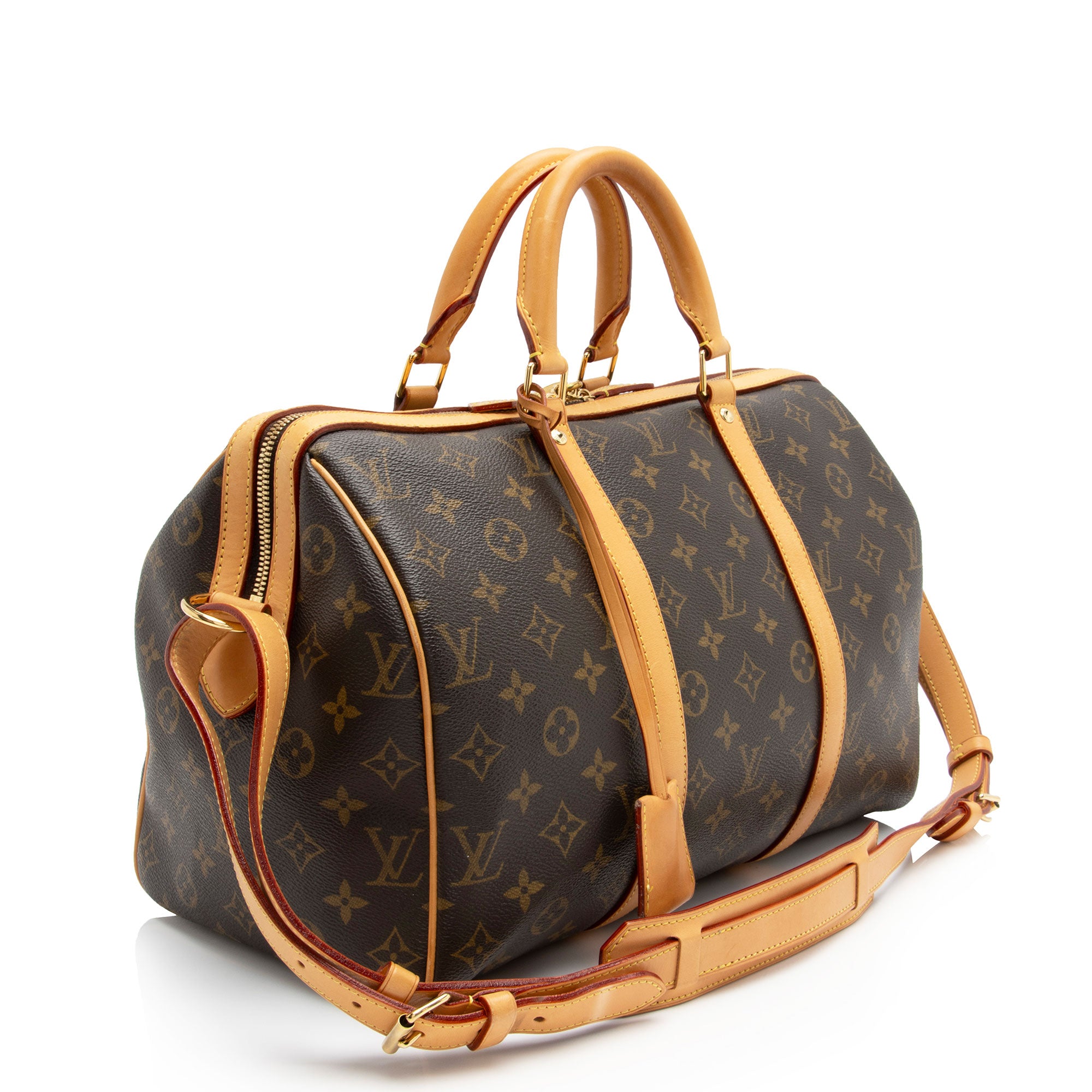 Louis Vuitton x Sofia Coppola Monogram Canvas Speedy Satchel (SHF-xJseoB)