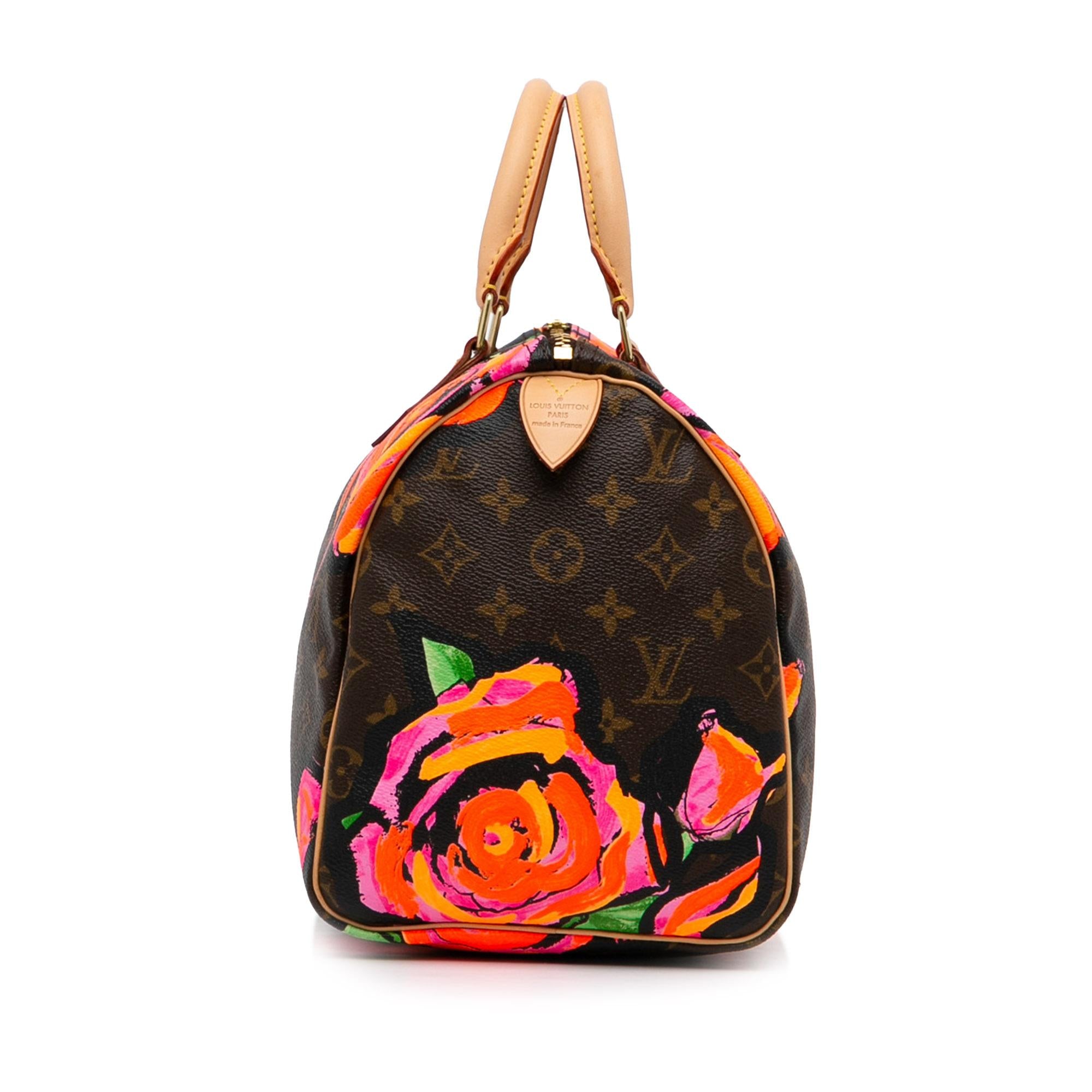 Louis Vuitton x Stephen Sprouse Monogram Roses Speedy 30 (SHG-zpYk5B)