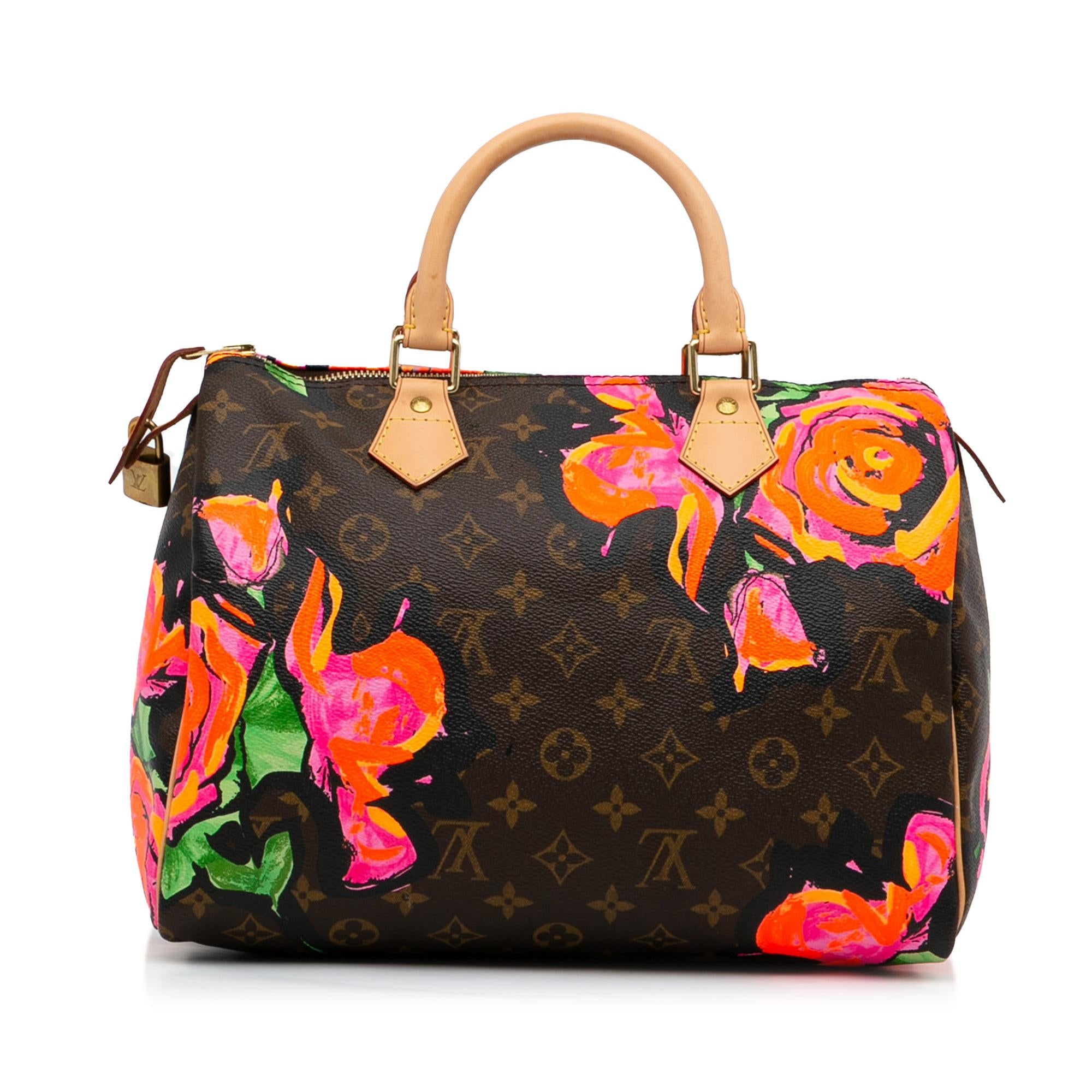 Louis Vuitton x Stephen Sprouse Monogram Roses Speedy 30 (SHG-zpYk5B)
