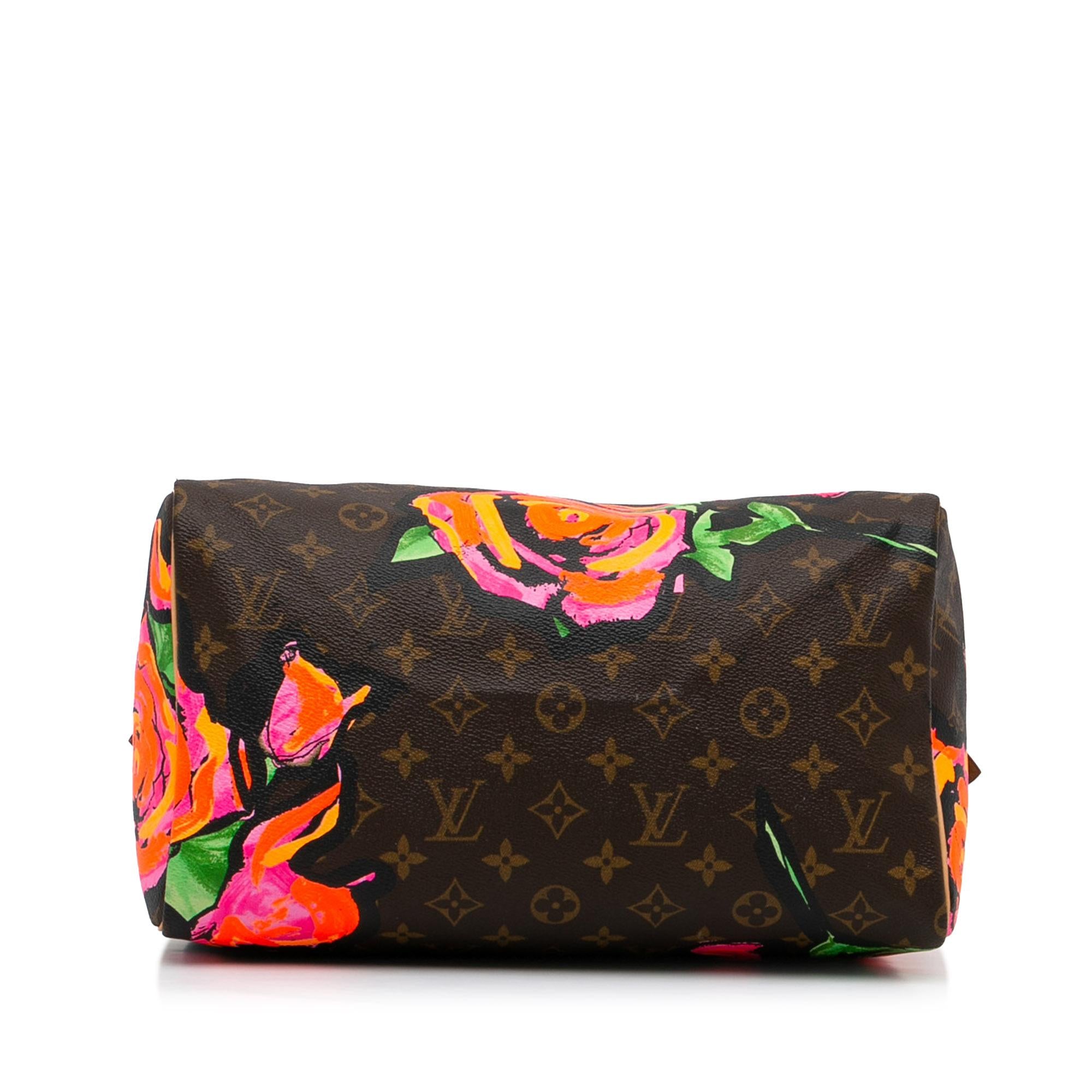 Louis Vuitton x Stephen Sprouse Monogram Roses Speedy 30 (SHG-zpYk5B)