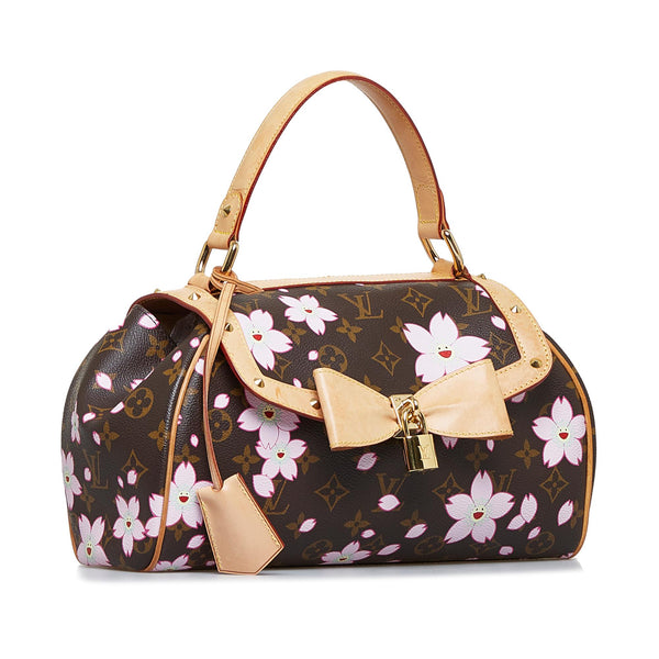Louis Vuitton, Bags, Louis Vuitton X Takashi Murakami Monogram Cherry  Blossom Sac Retro Handbag