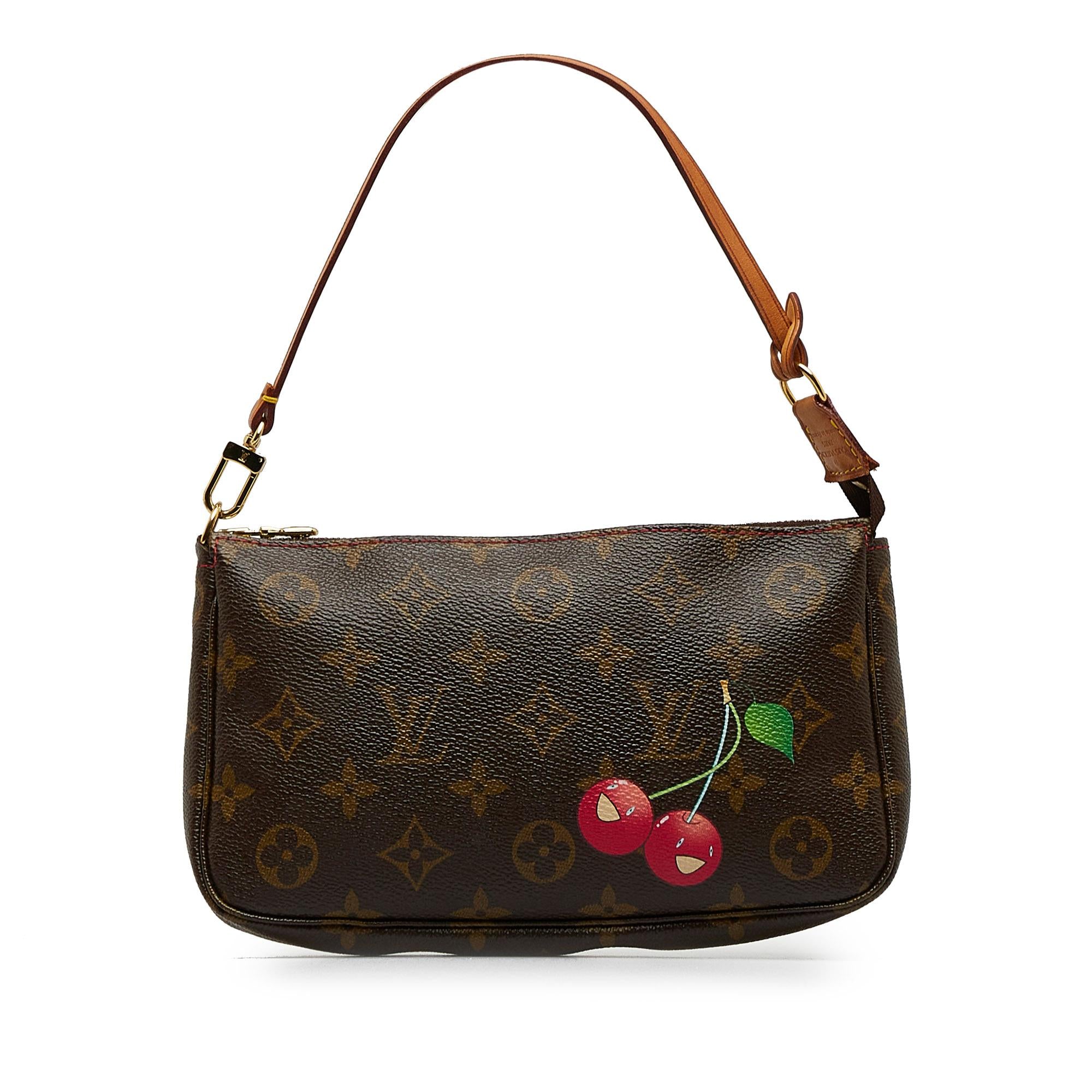 Louis Vuitton x Takashi Murakami Monogram Cherry Pochette Accessoires (SHG-2i768q)