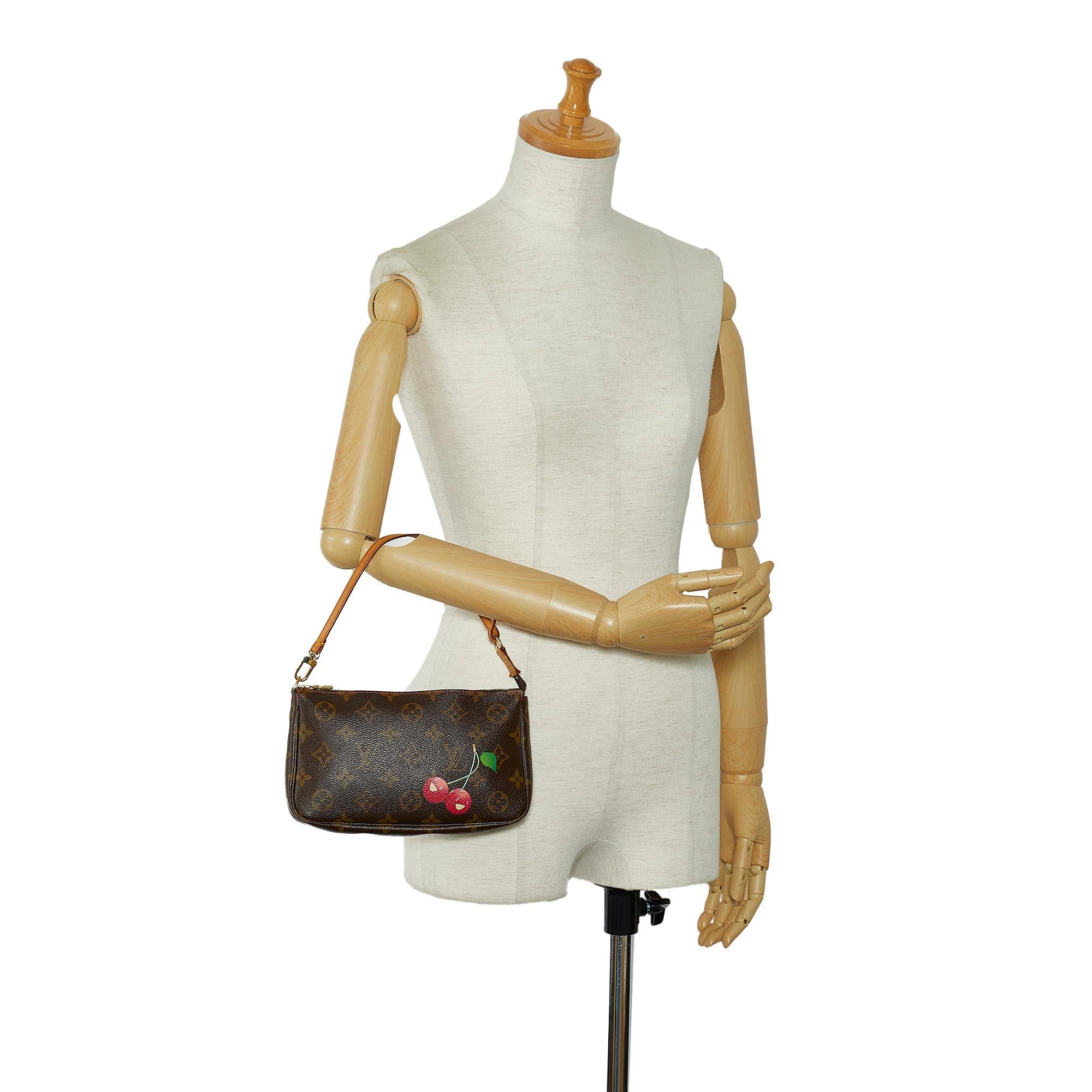 Louis Vuitton x Takashi Murakami Monogram Cherry Pochette Accessoires (SHG-2i768q)
