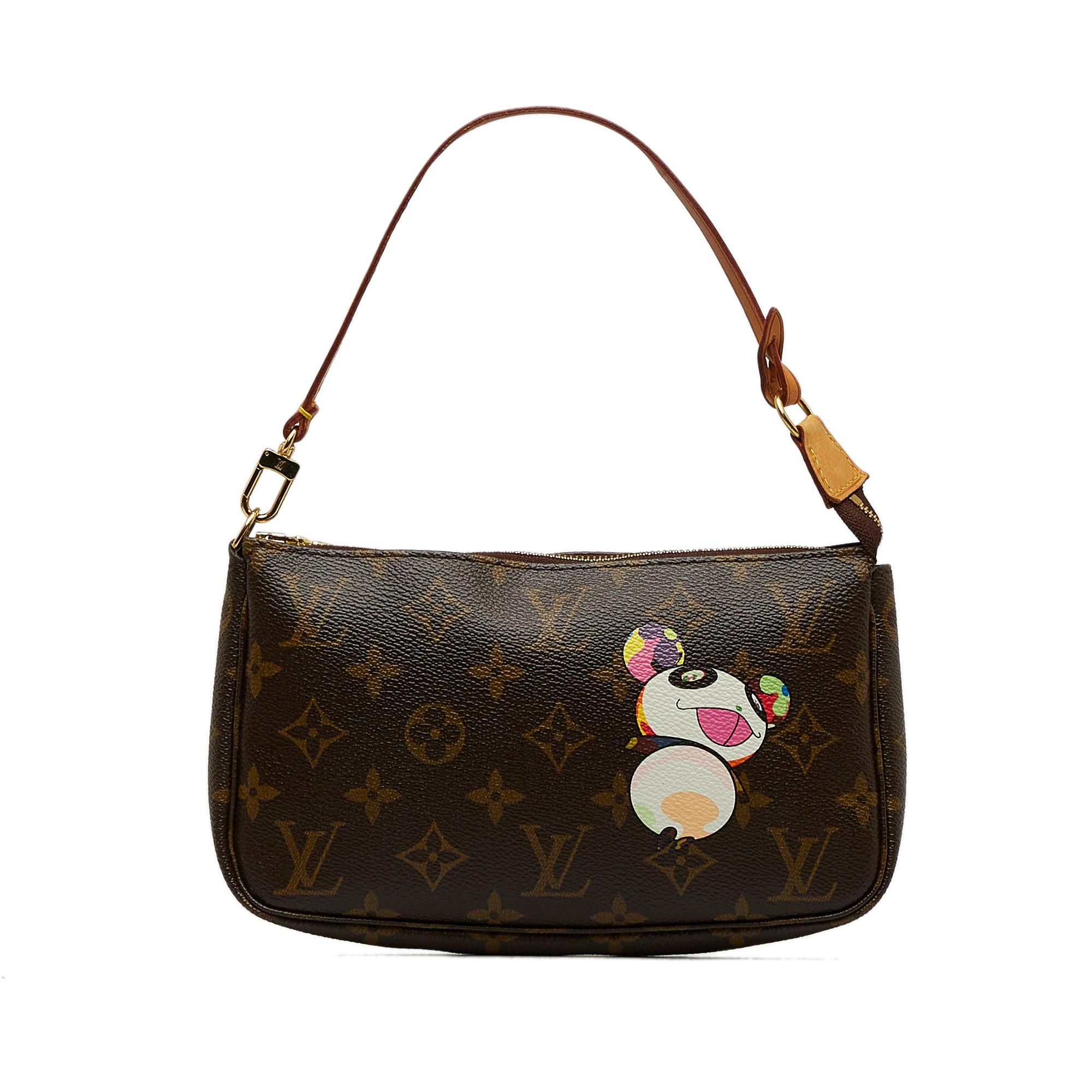Louis Vuitton x Takashi Murakami Monogram Panda Pochette Accessoires (