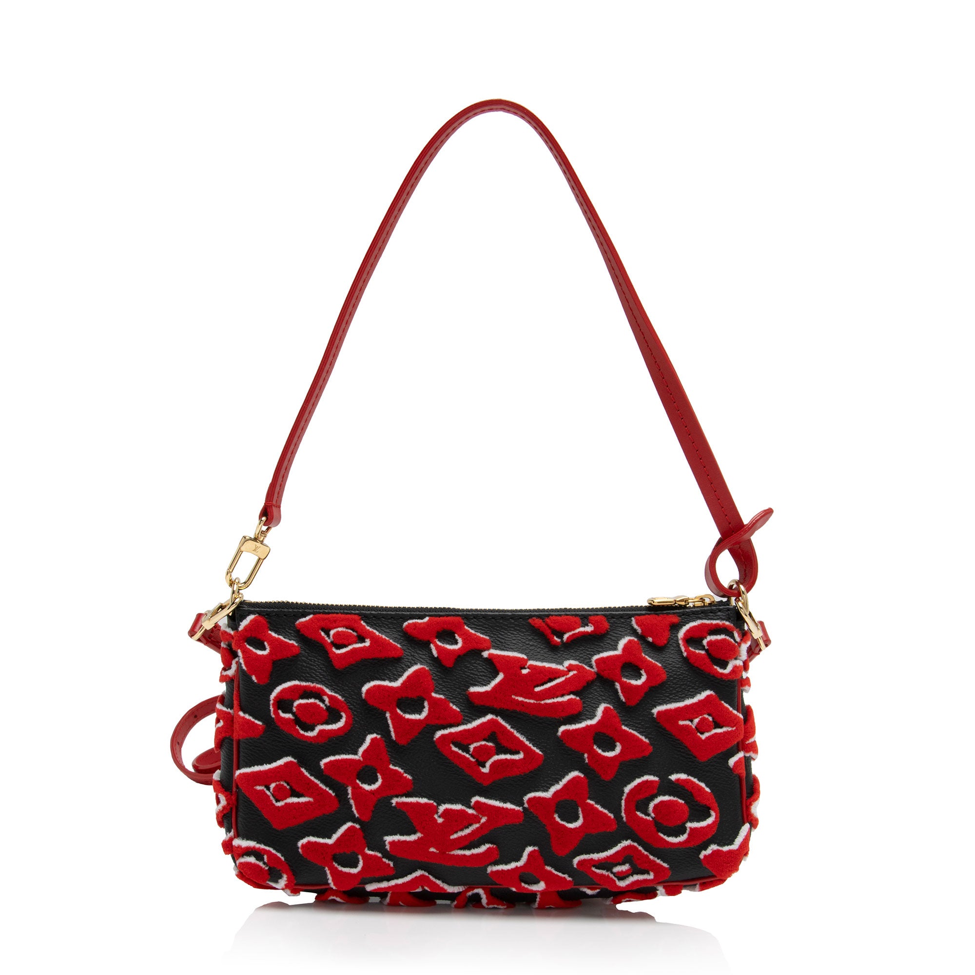 Louis Vuitton x Urs Fischer Tufted Monogram Canvas Pochette Accessoires (SHF-yZaBHA)