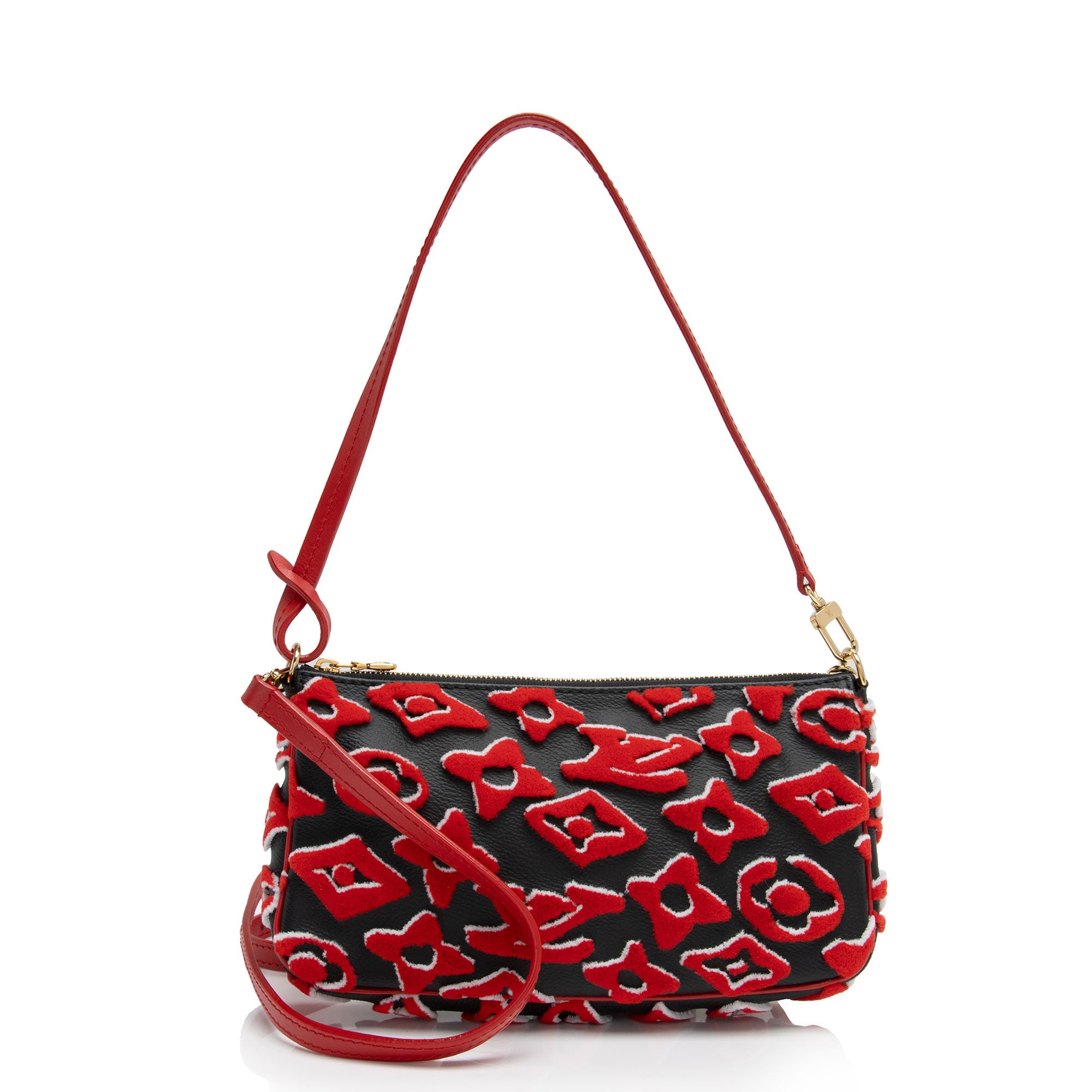 Louis Vuitton x Urs Fischer Tufted Monogram Canvas Pochette Accessoires (SHF-yZaBHA)