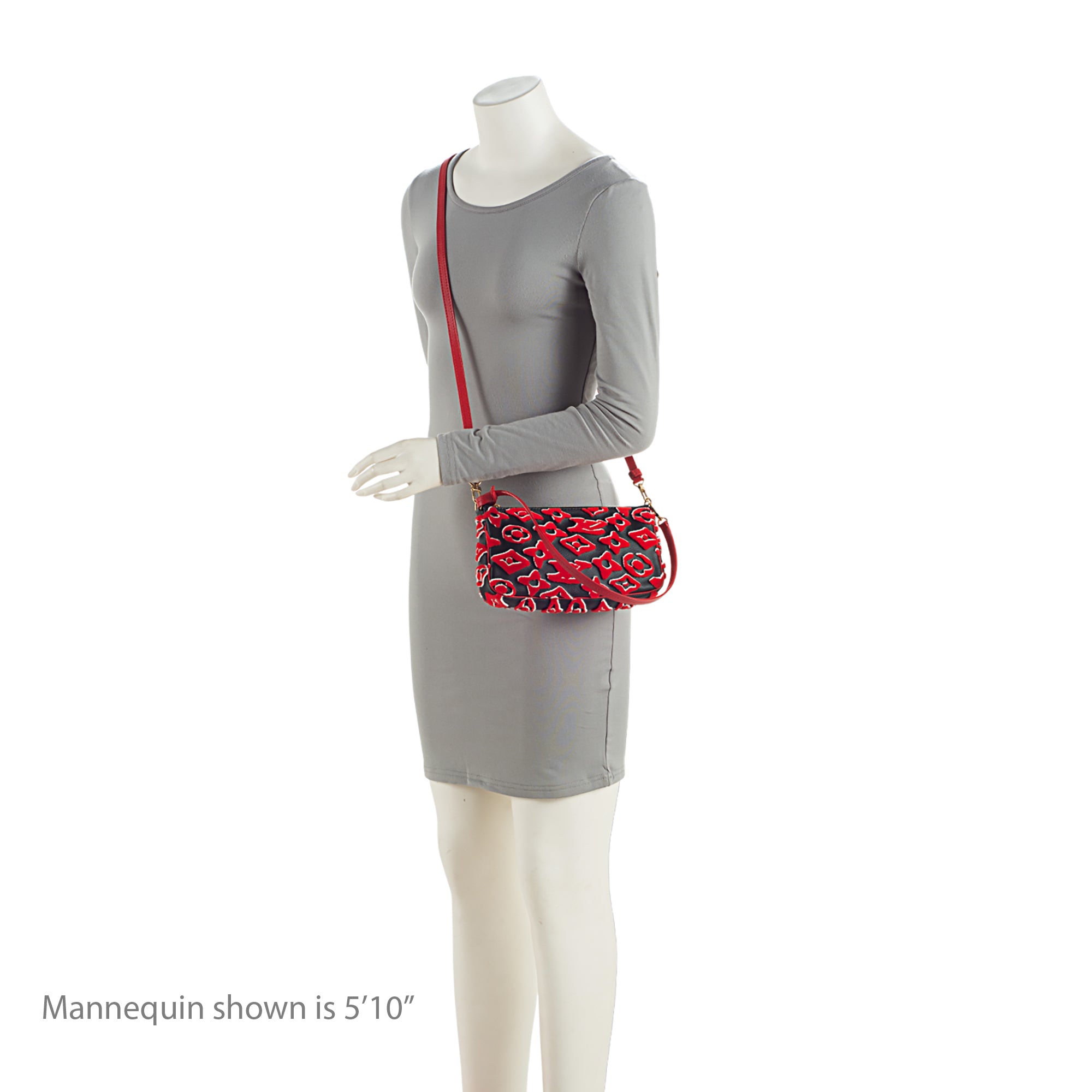 Louis Vuitton x Urs Fischer Tufted Monogram Canvas Pochette Accessoires (SHF-yZaBHA)