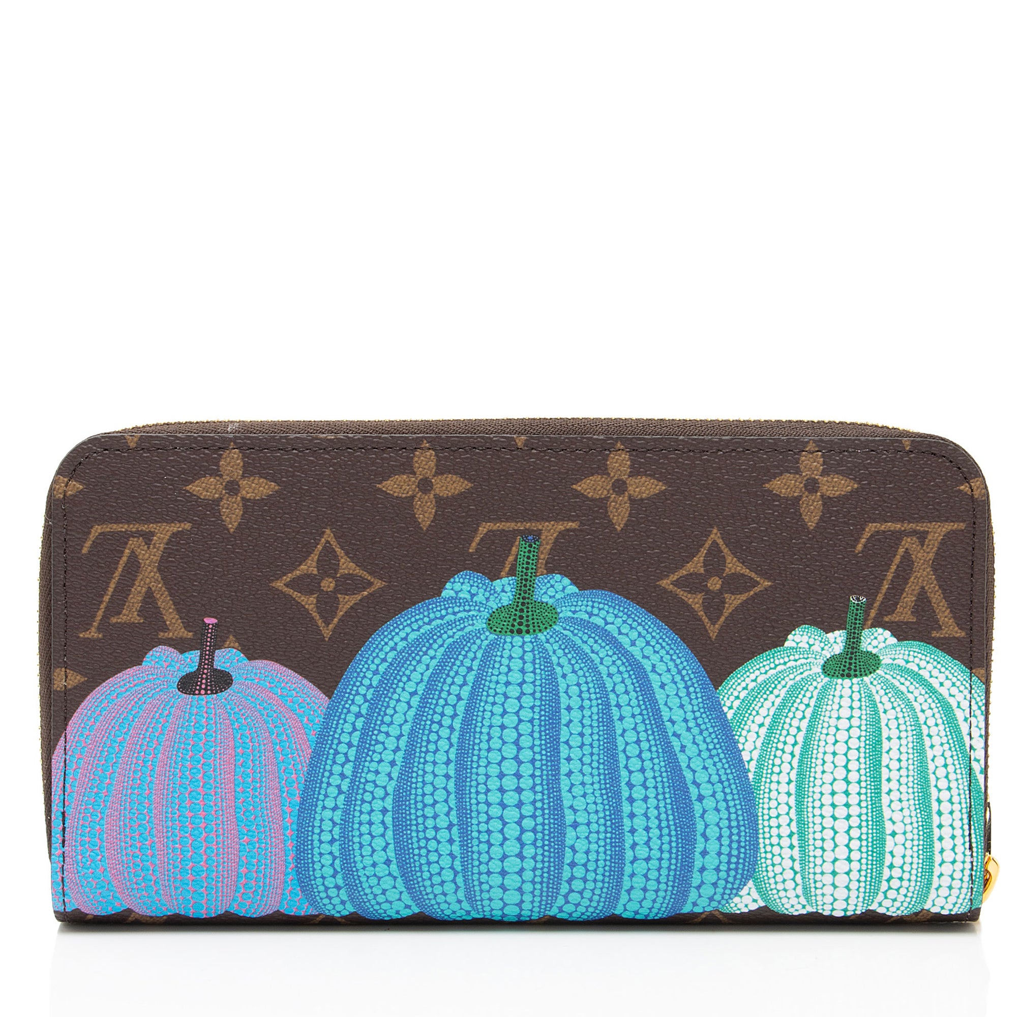 Louis Vuitton x YK Monogram Canvas Pumpkin Zippy Wallet