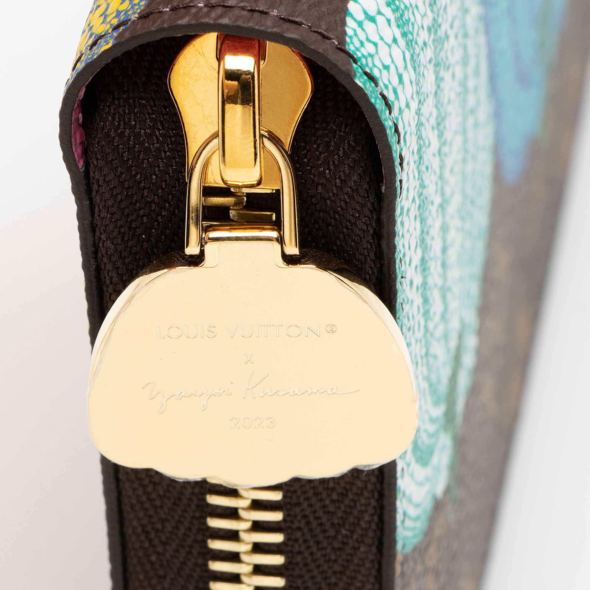 Louis Vuitton x YK Monogram Canvas Pumpkin Zippy Wallet