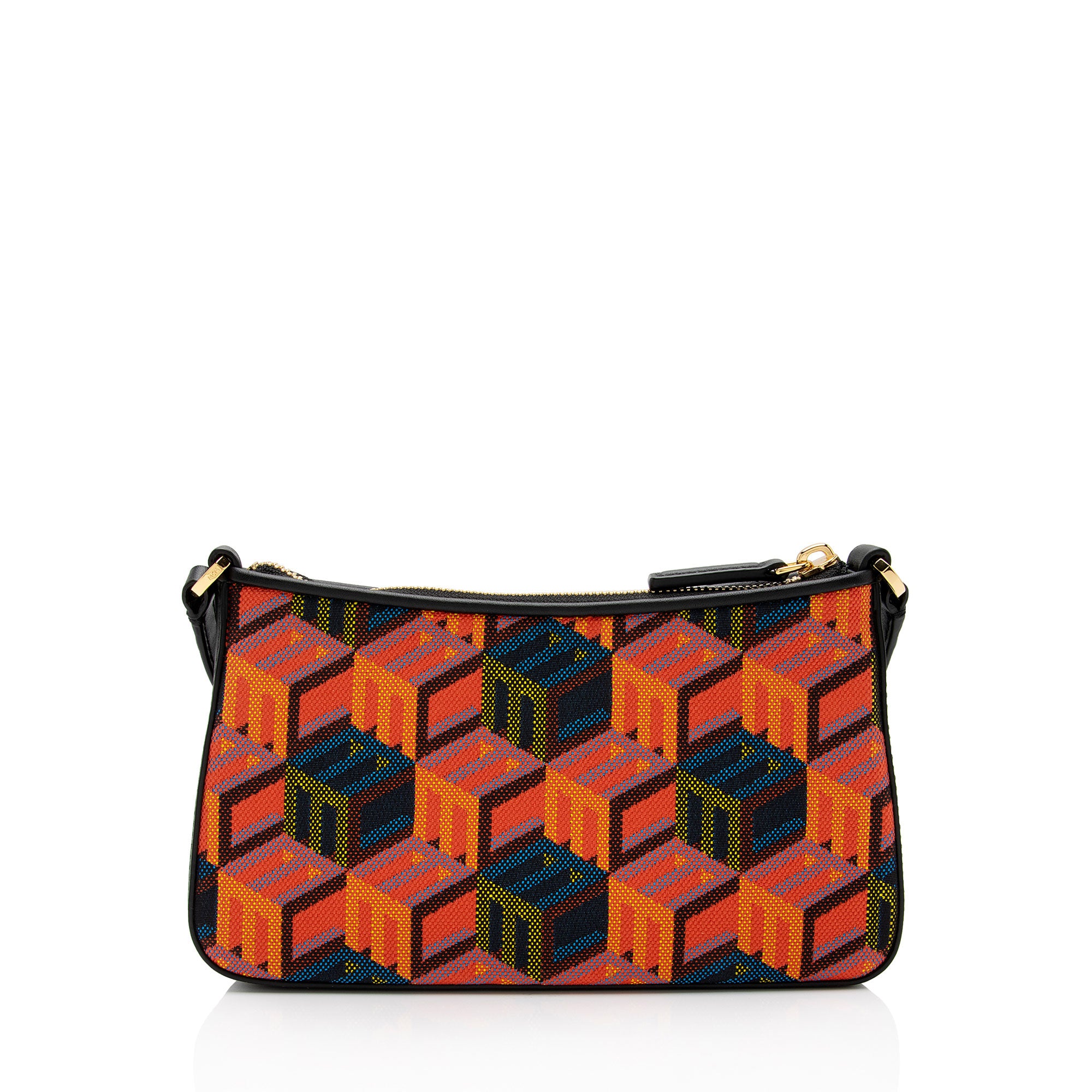 MCM Cubic Monogram Jacquard Mini Shoulder Bag