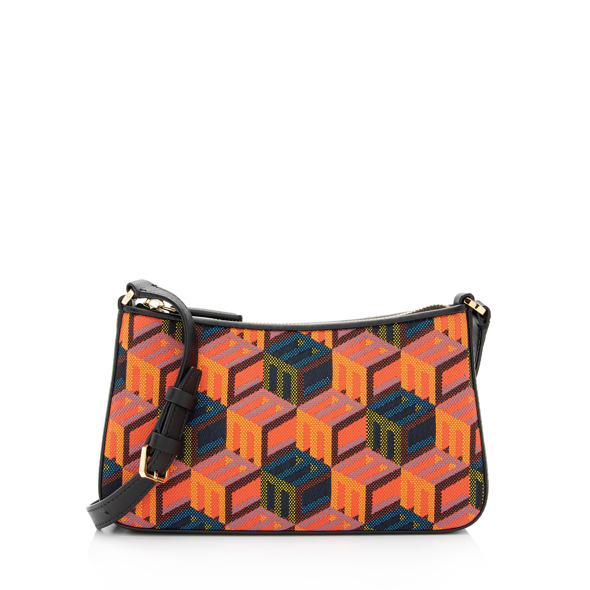 MCM Cubic Monogram Jacquard Mini Shoulder Bag (SHF-X7IXA8)