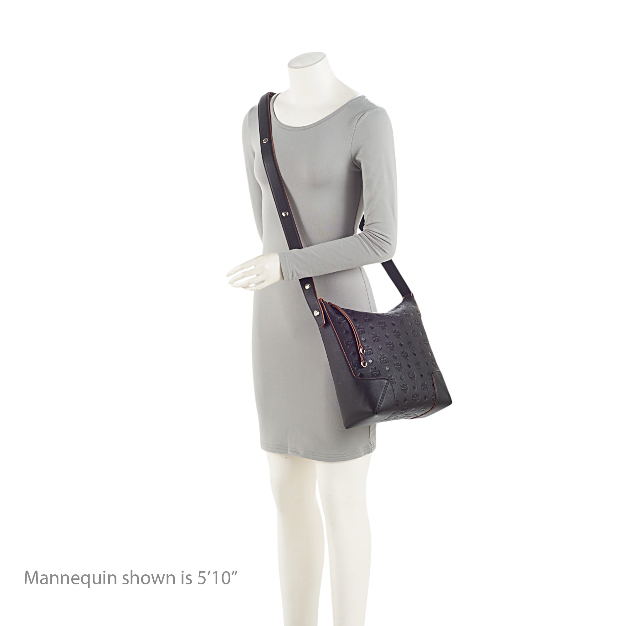 MCM Embossed Leather Klara Medium Hobo (SHF-zG1IBc)