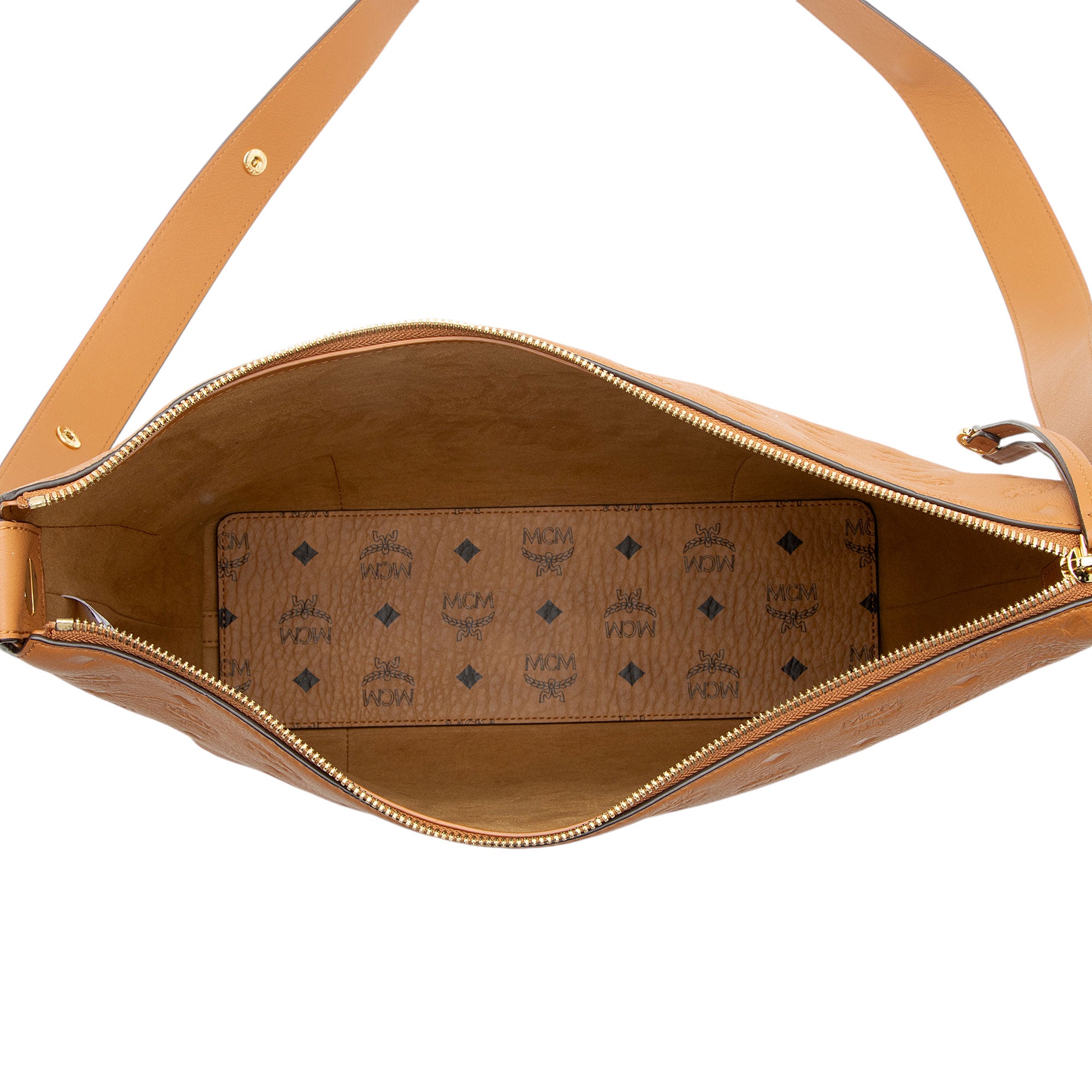 MCM Embossed Leather Klara Large Hobo (SHF-2goOod)