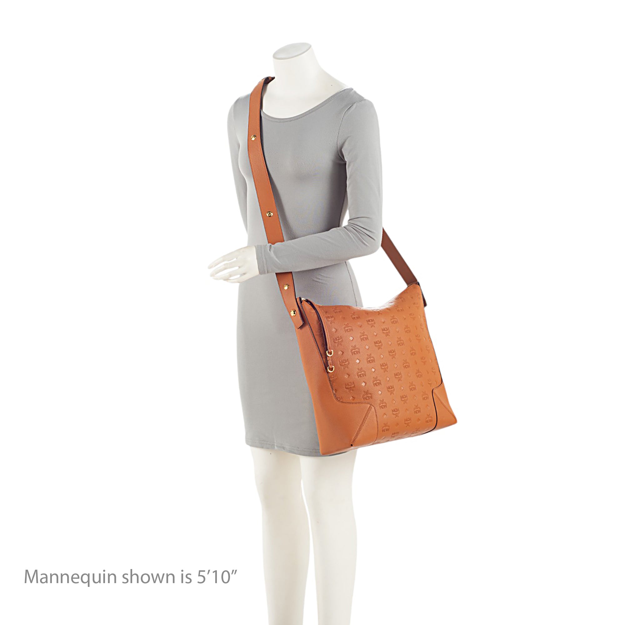 MCM Embossed Leather Klara Large Hobo (SHF-2goOod)