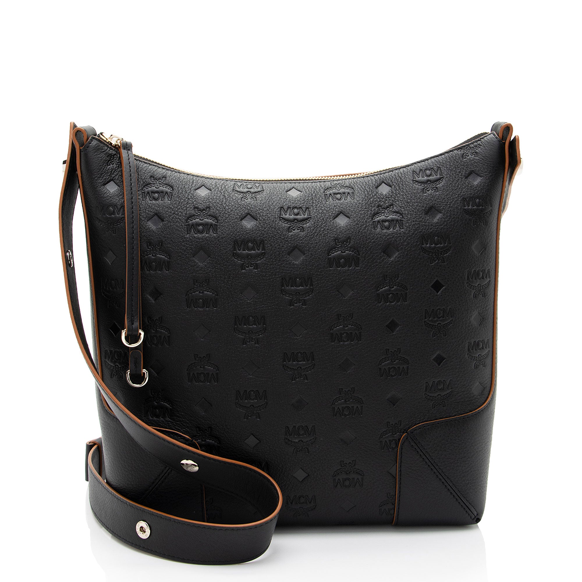 MCM Embossed Leather Klara Medium Hobo (SHF-zG1IBc)