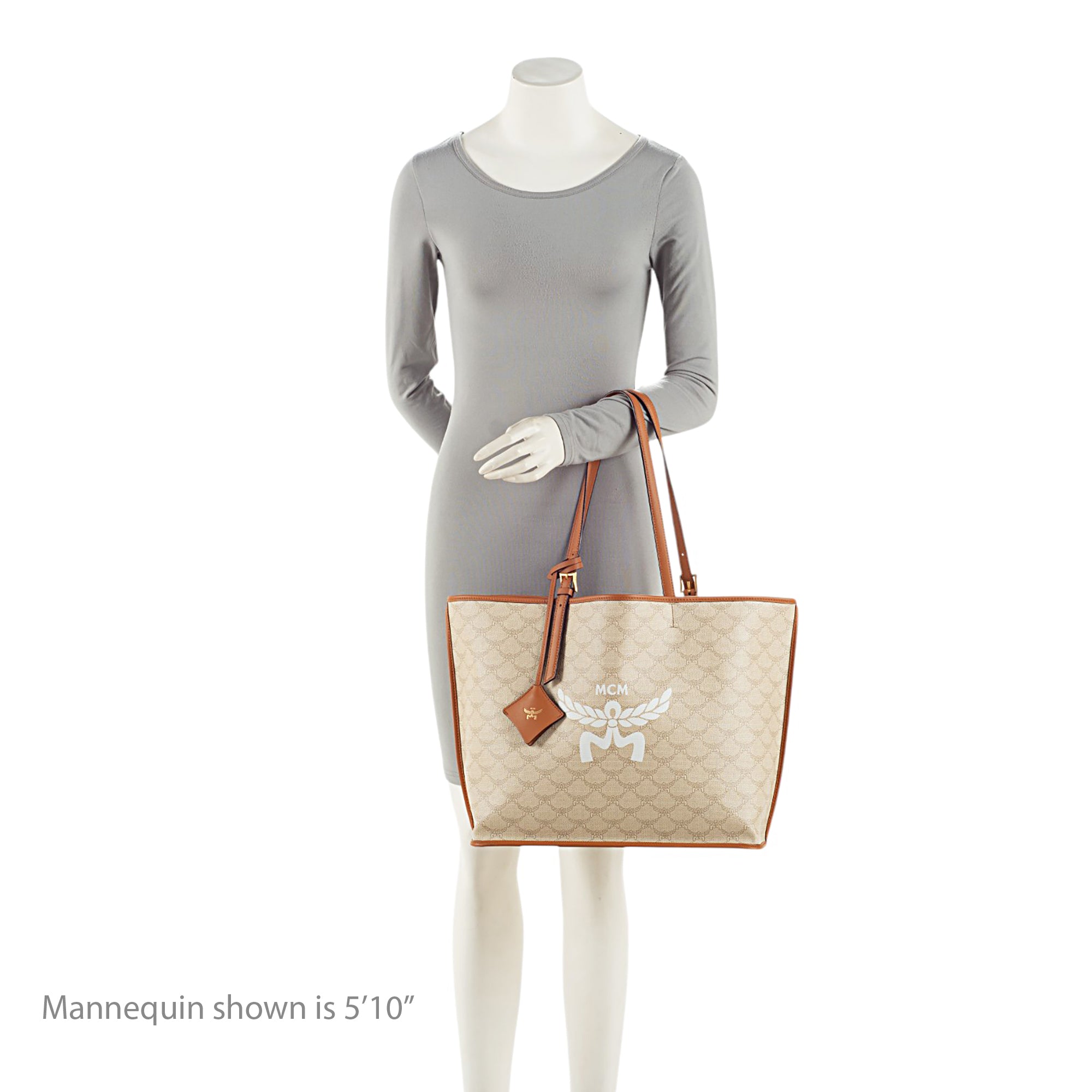 MCM Lauretos Canvas Himmel Shopper Tote (SHF-uC3AKa)