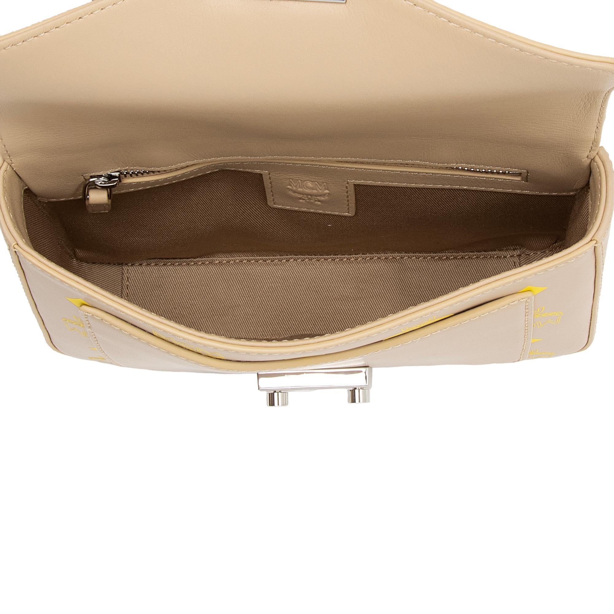 MCM Leather Color Splash Millie Small Crossbody