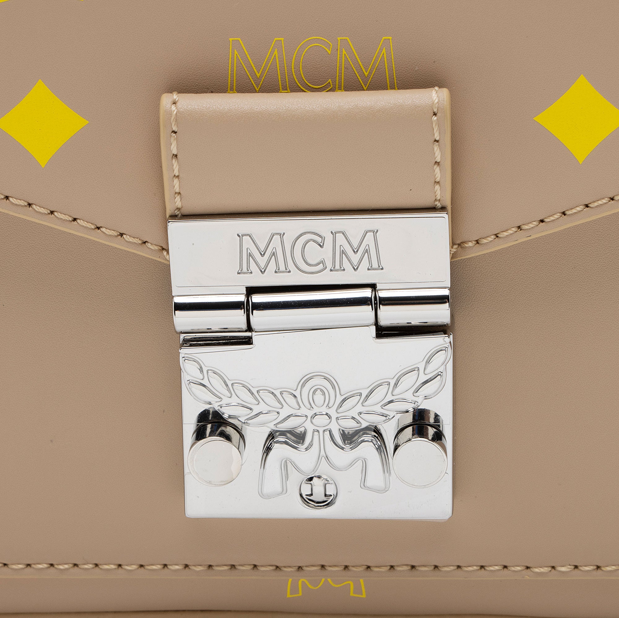 MCM Leather Color Splash Millie Small Crossbody Bag (SHF-O144RT)