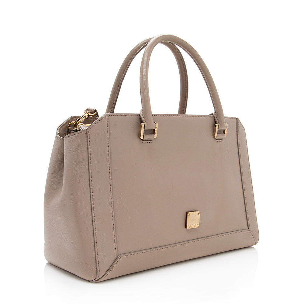 MCM Leather Compartment Tote (SHF-18692)