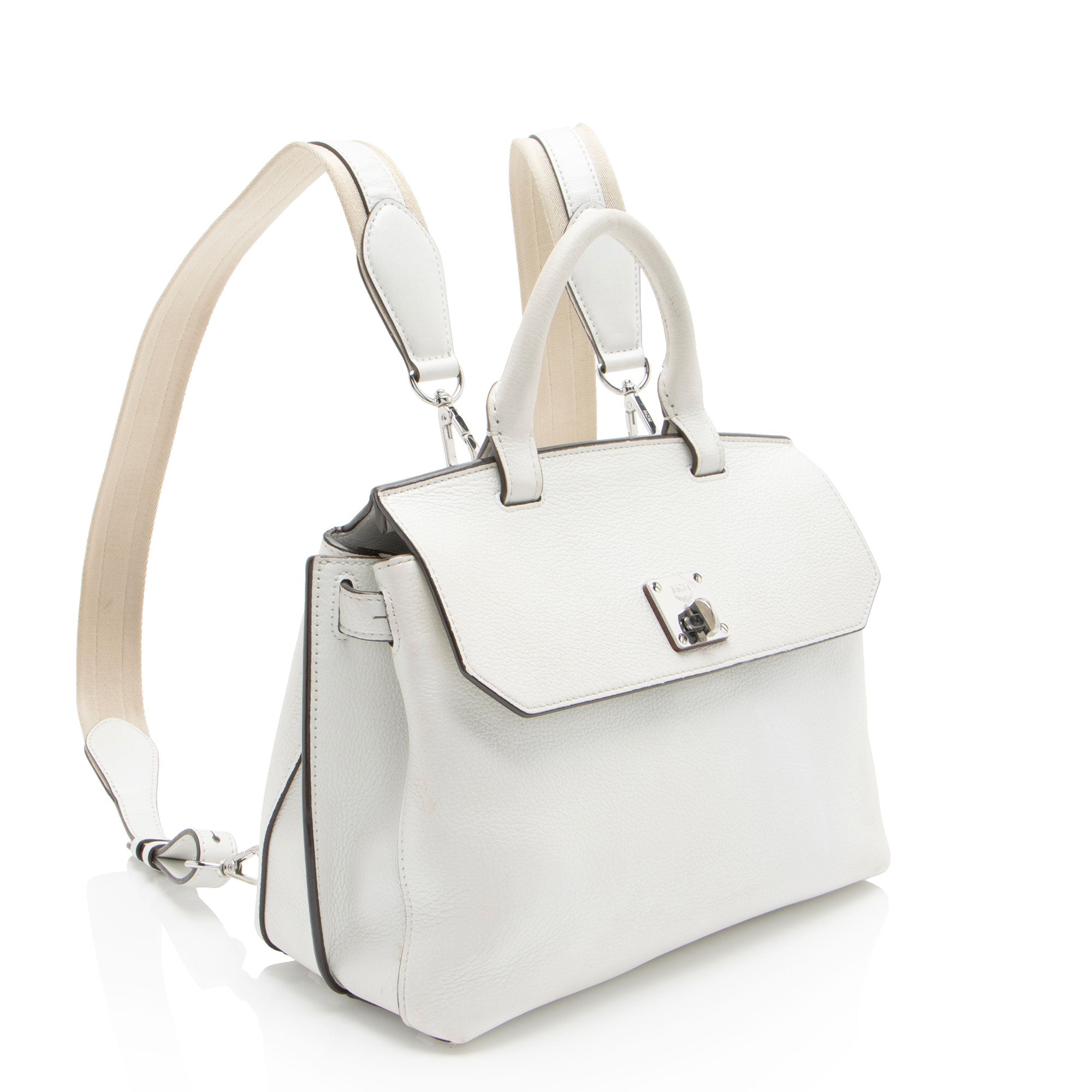 MCM Leather Milla Medium Backpack