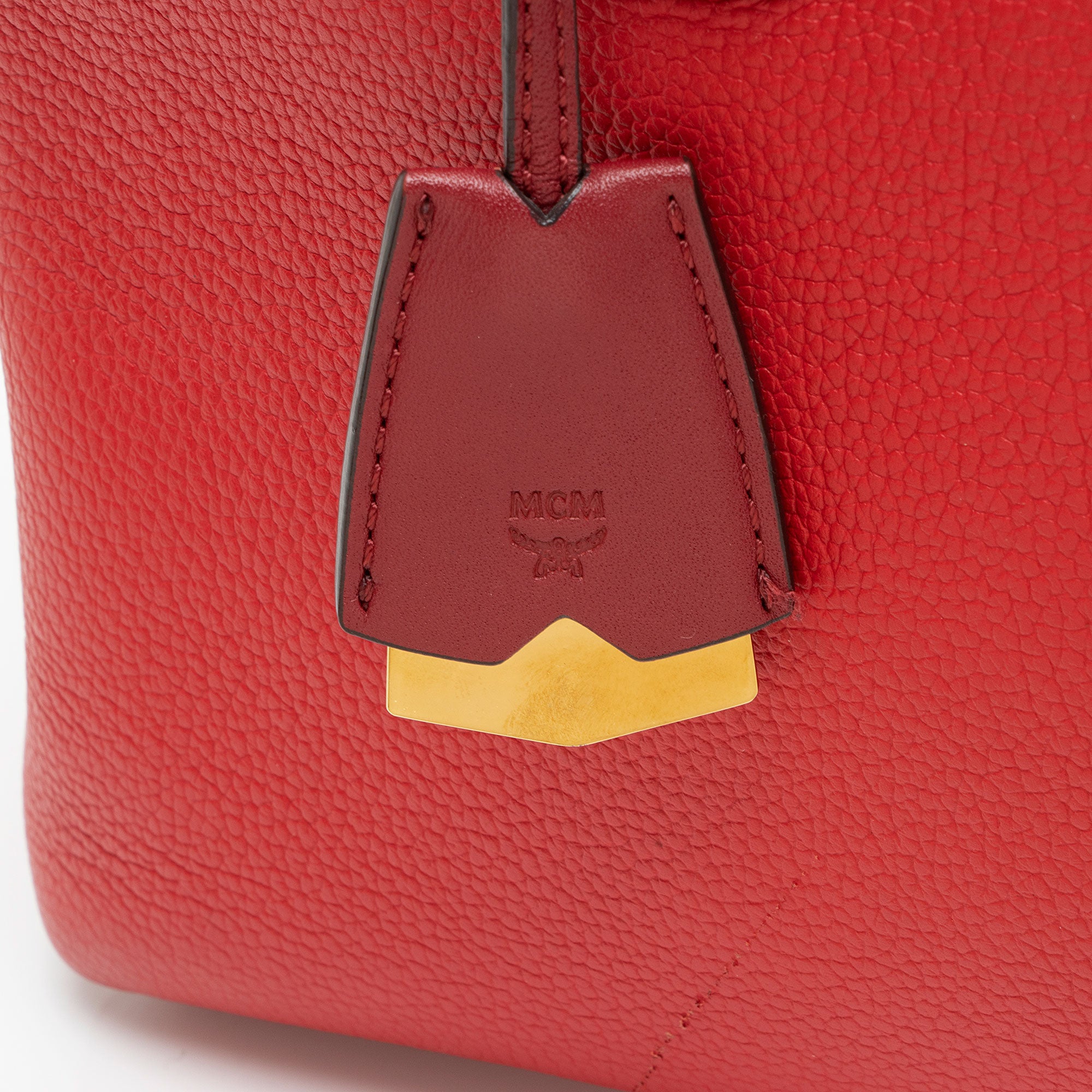 MCM Leather Milla Medium Tote