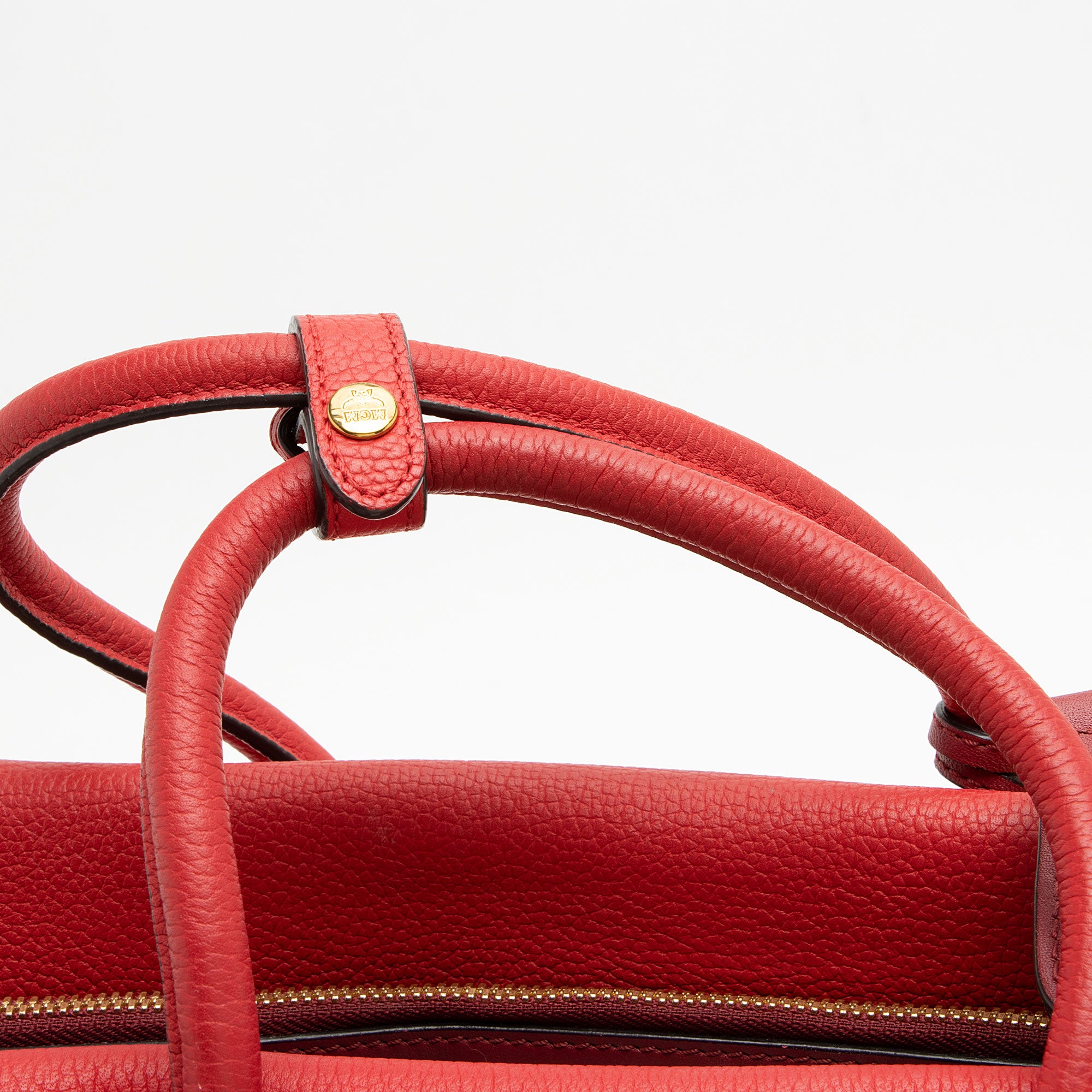 MCM Leather Milla Medium Tote