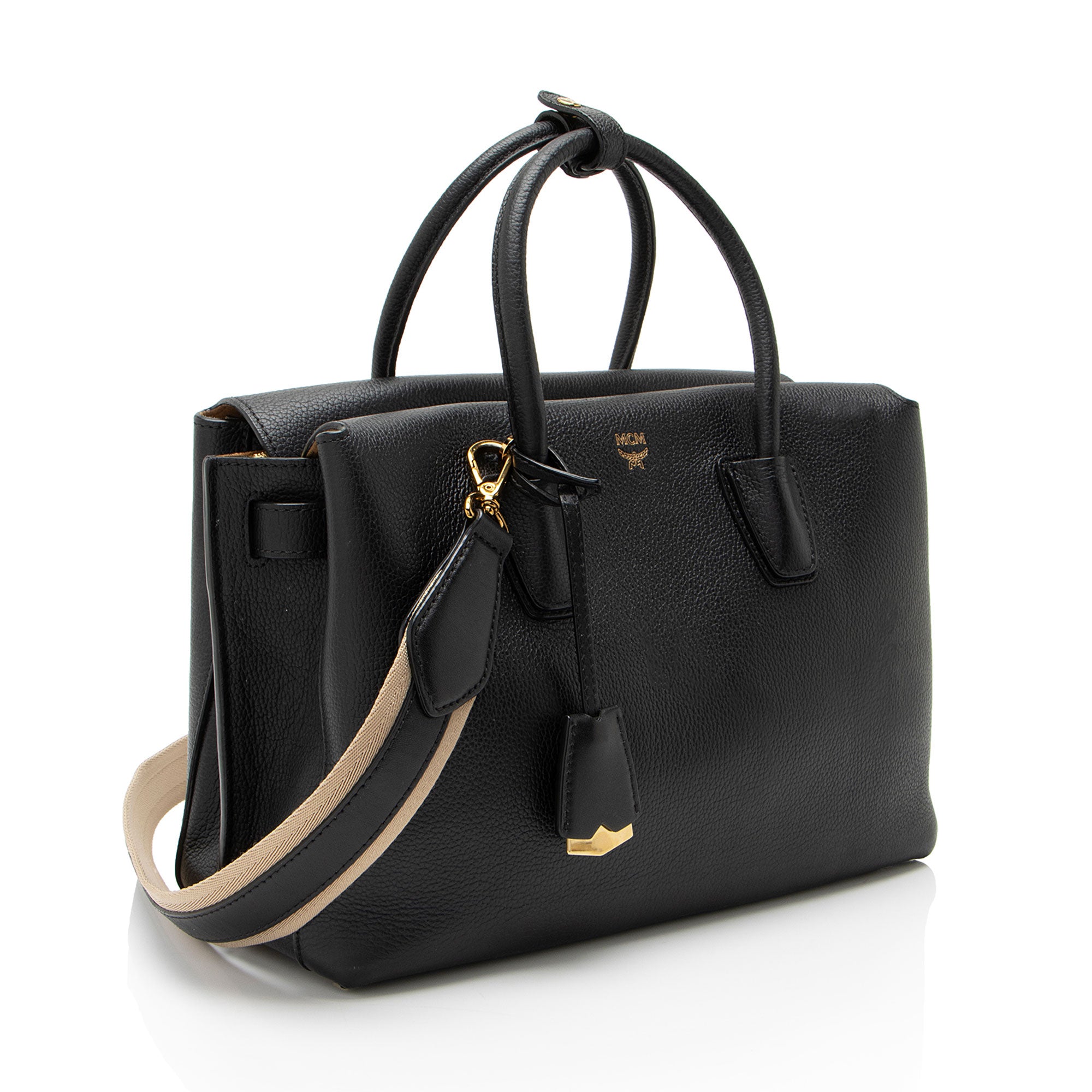 MCM Leather Milla Medium Tote