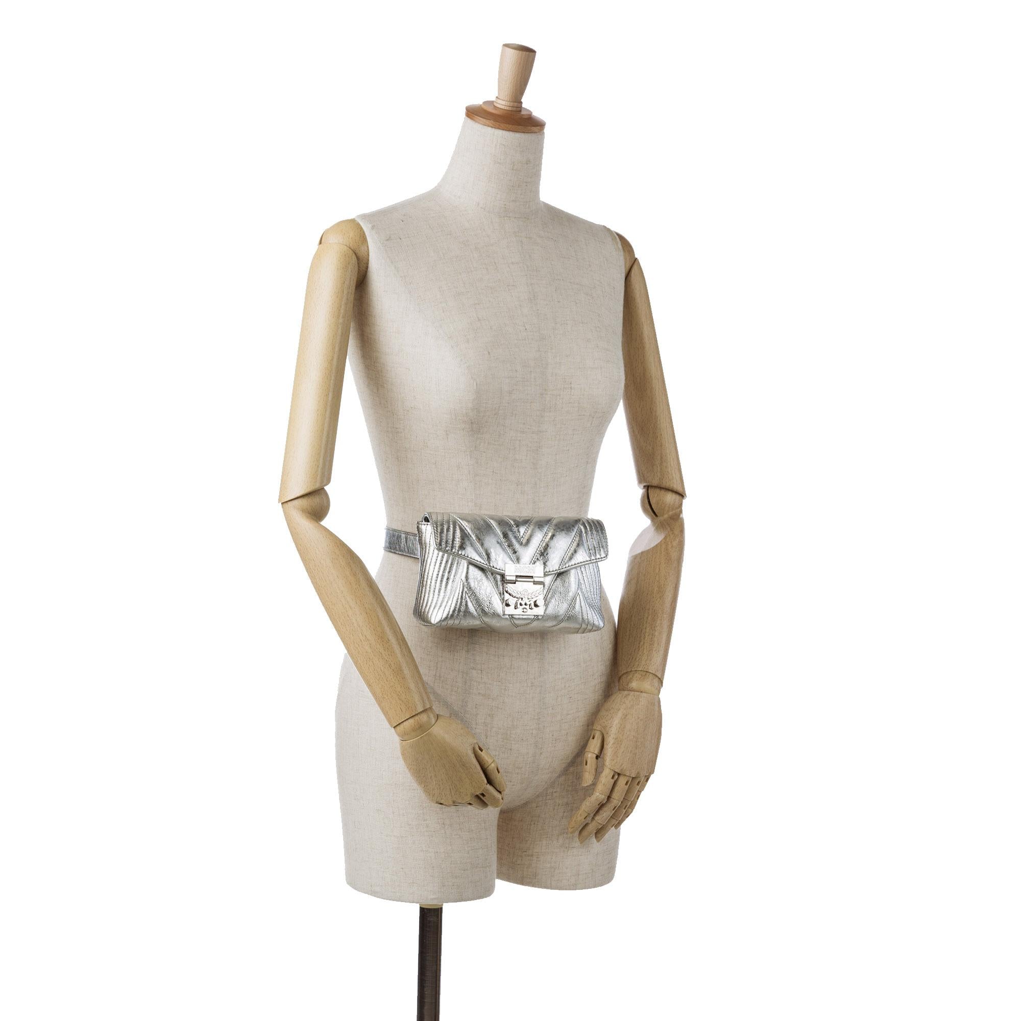 MCM Metallic Patricia Belt Bag (SHG-VHlSOb)