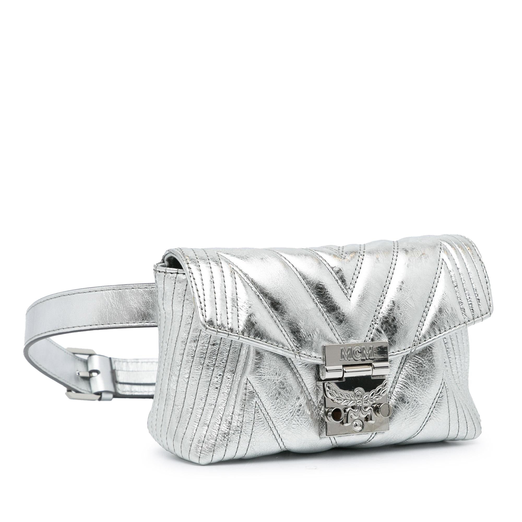 MCM Metallic Patricia Belt Bag (SHG-VHlSOb)
