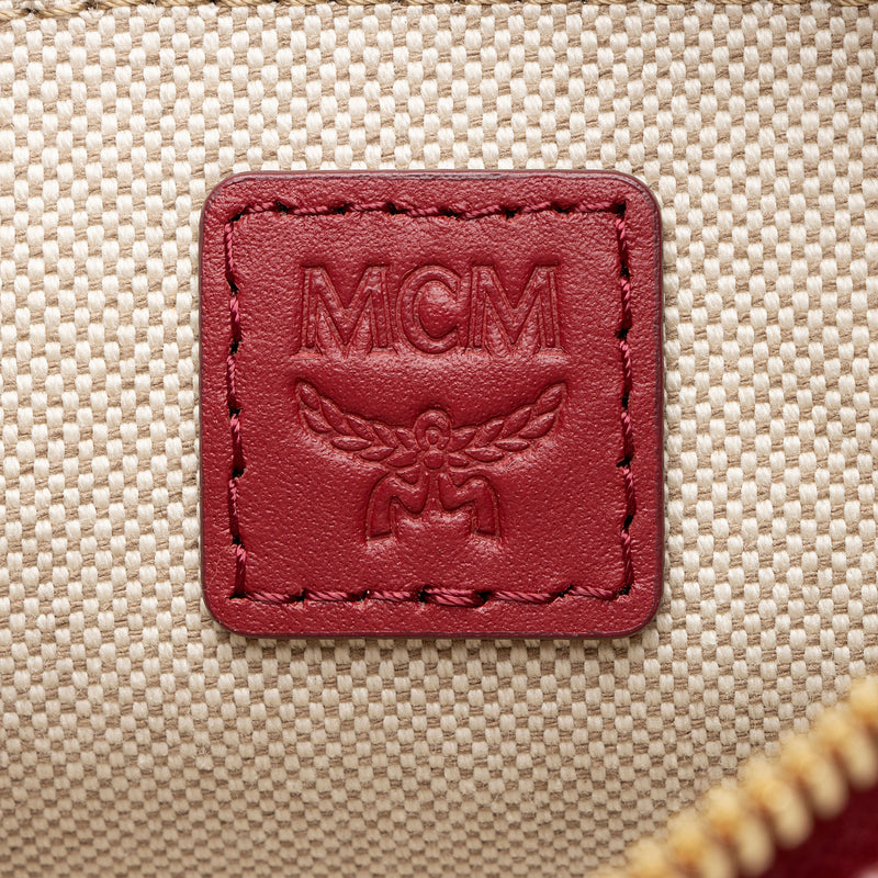 MCM Vintage Monogram Jacquard Aren Mini Shoulder Bag (SHF-KaFc7J)