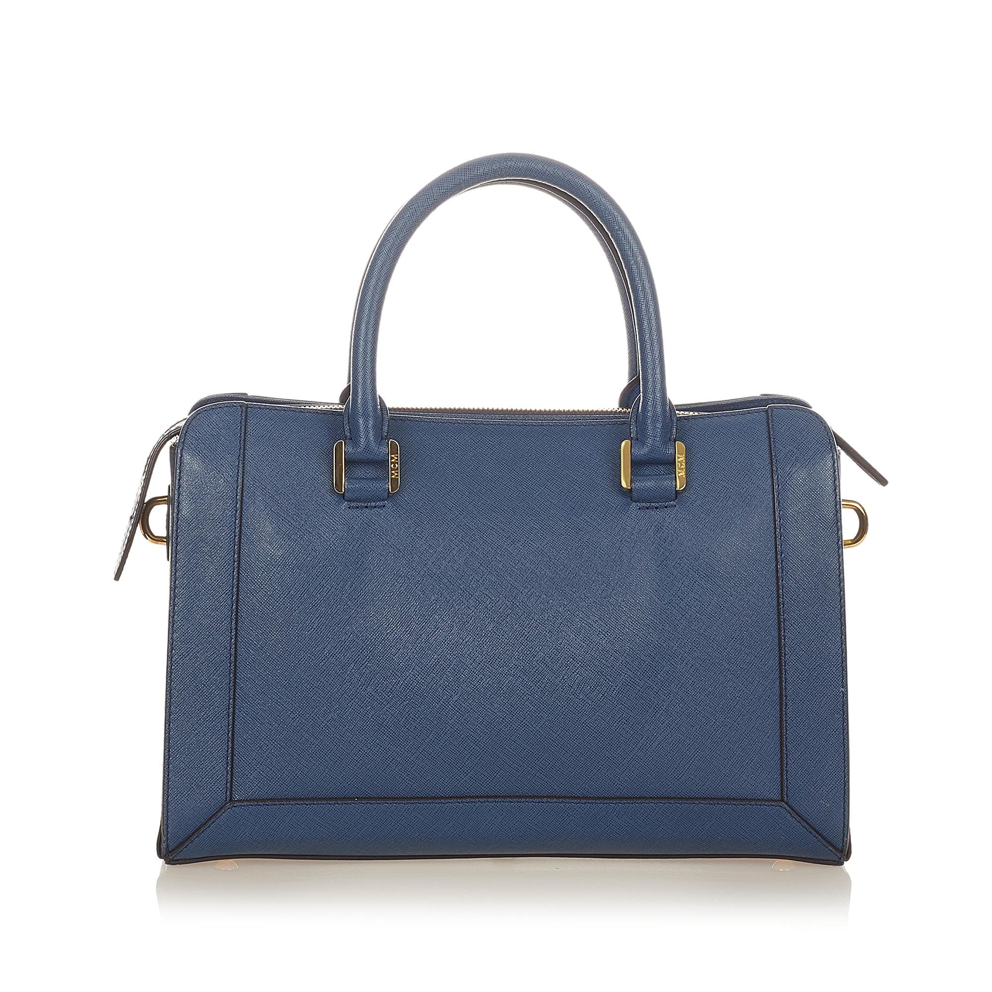 MCM Nuovo Leather Satchel (SHG-36416)