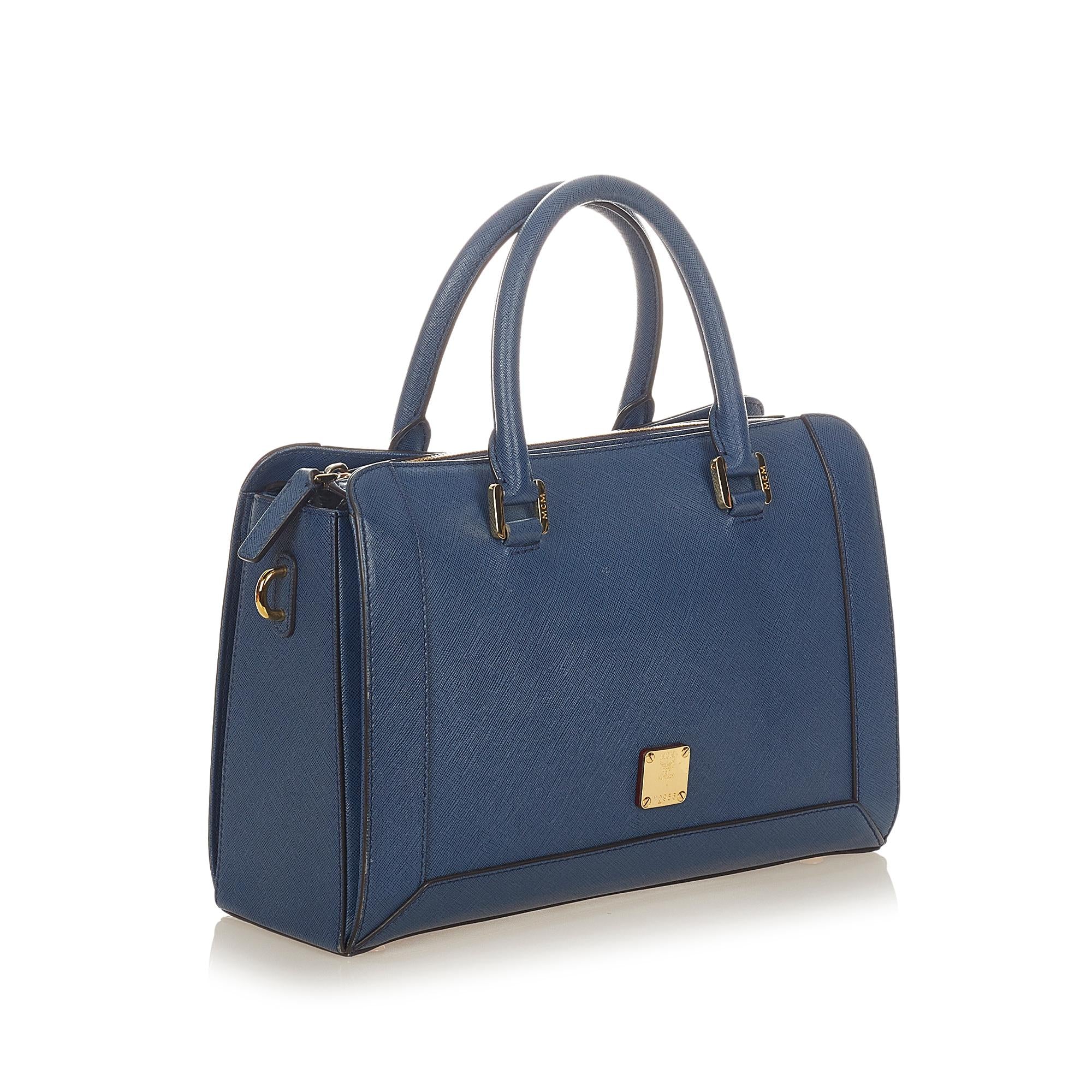 MCM Nuovo Leather Satchel (SHG-36416)