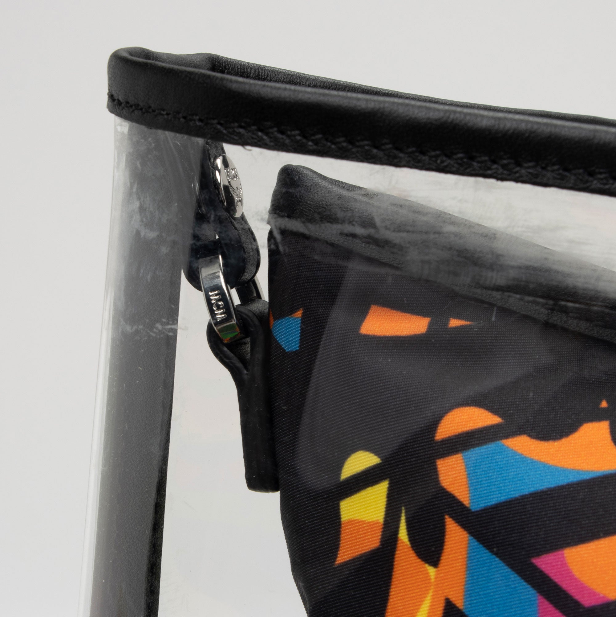MCM PVC Nylon Cubic Camo Aren Medium Shopper Tote