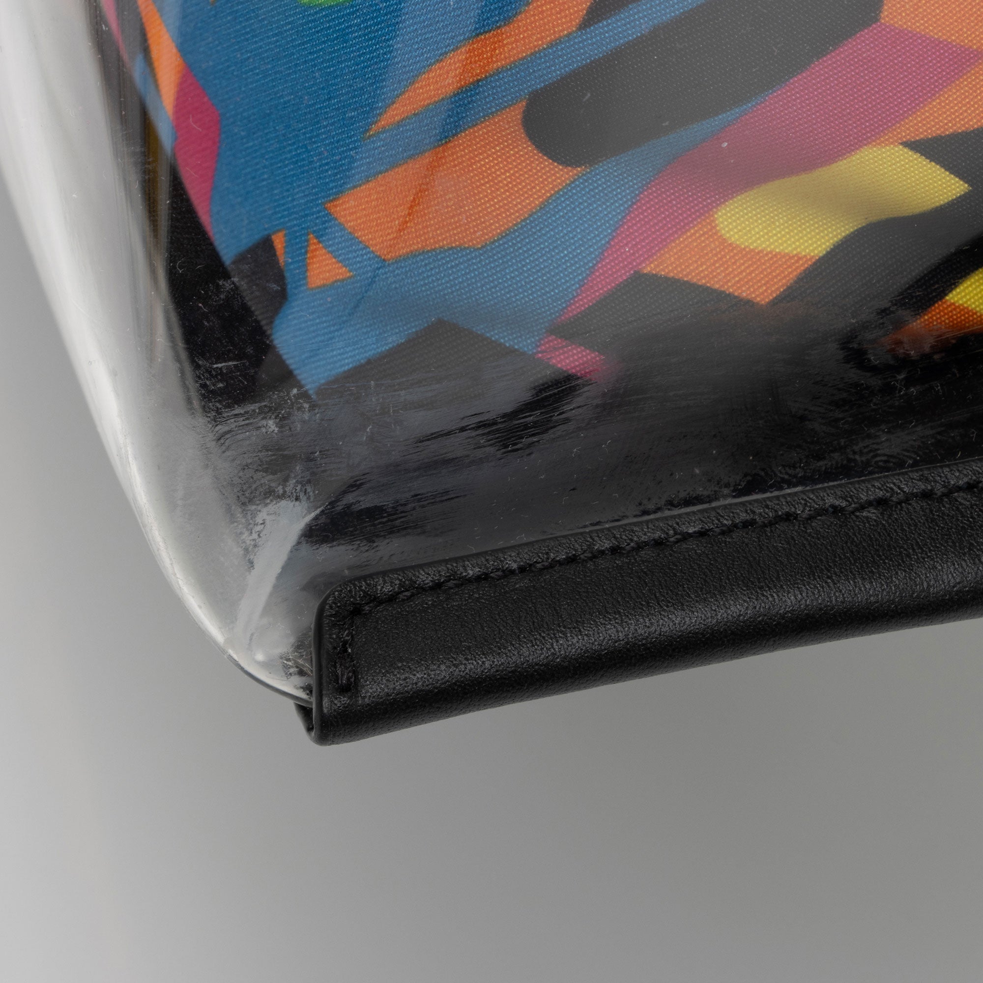 MCM PVC Nylon Cubic Camo Aren Medium Shopper Tote