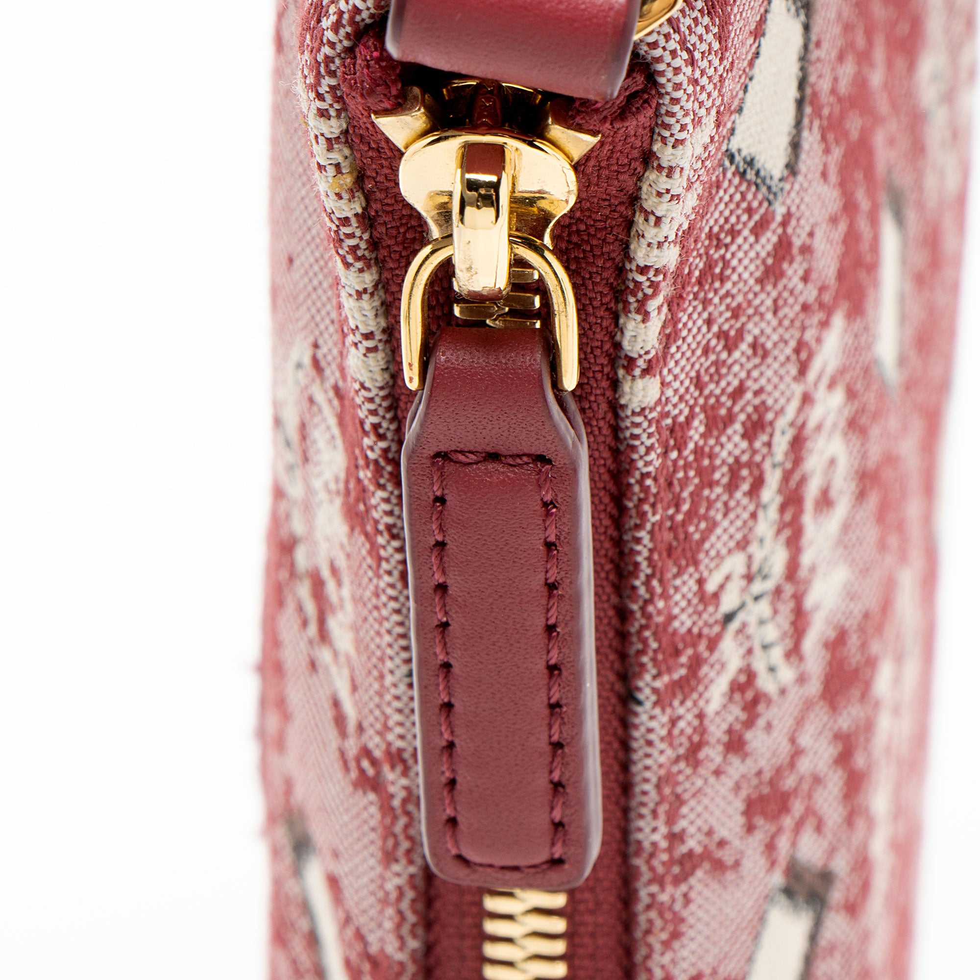 MCM Vintage Monogram Jacquard Aren Mini Shoulder Bag