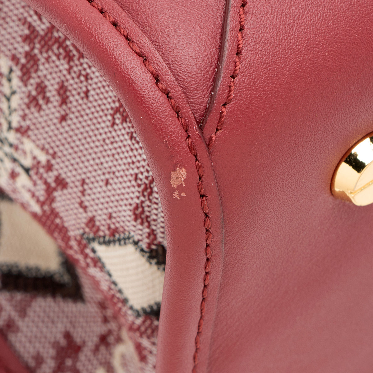 MCM Vintage Monogram Jacquard Small Tote