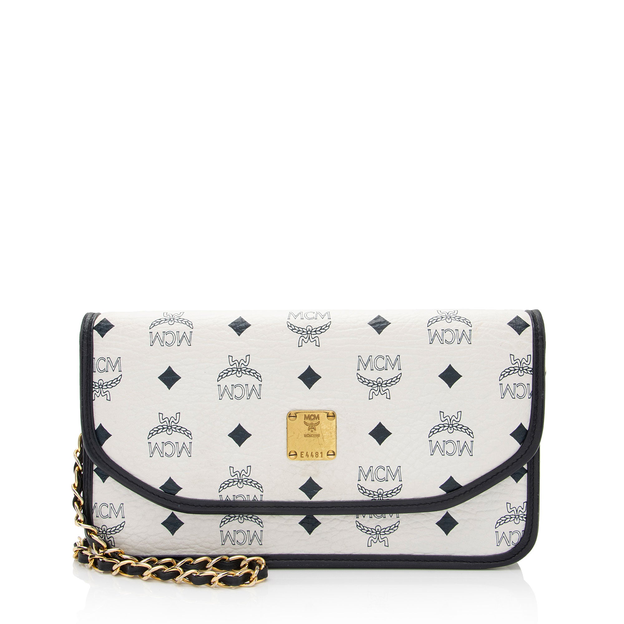 MCM Vintage Visetos Chain Flap Crossbody Bag (SHF-7gac95)