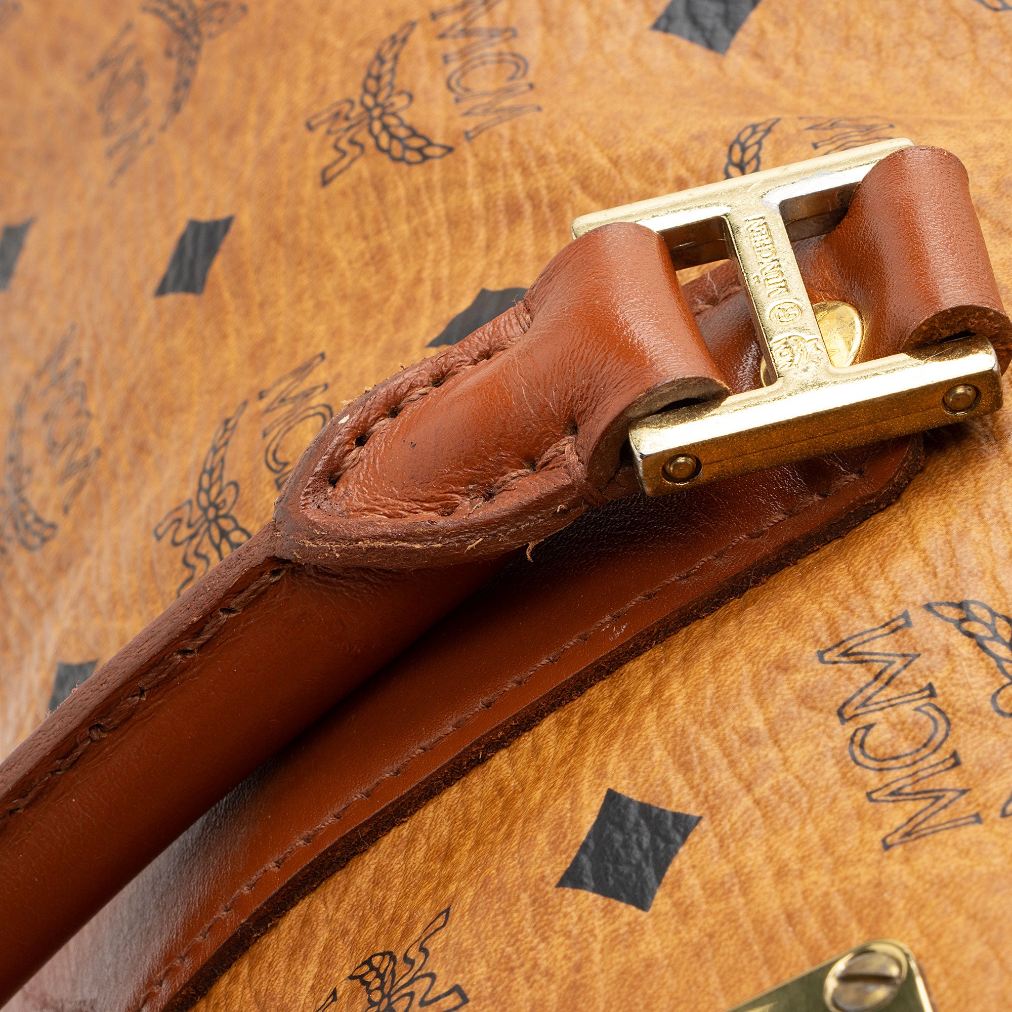 MCM Vintage Visetos Duffle Bag (SHF-G29PMP)