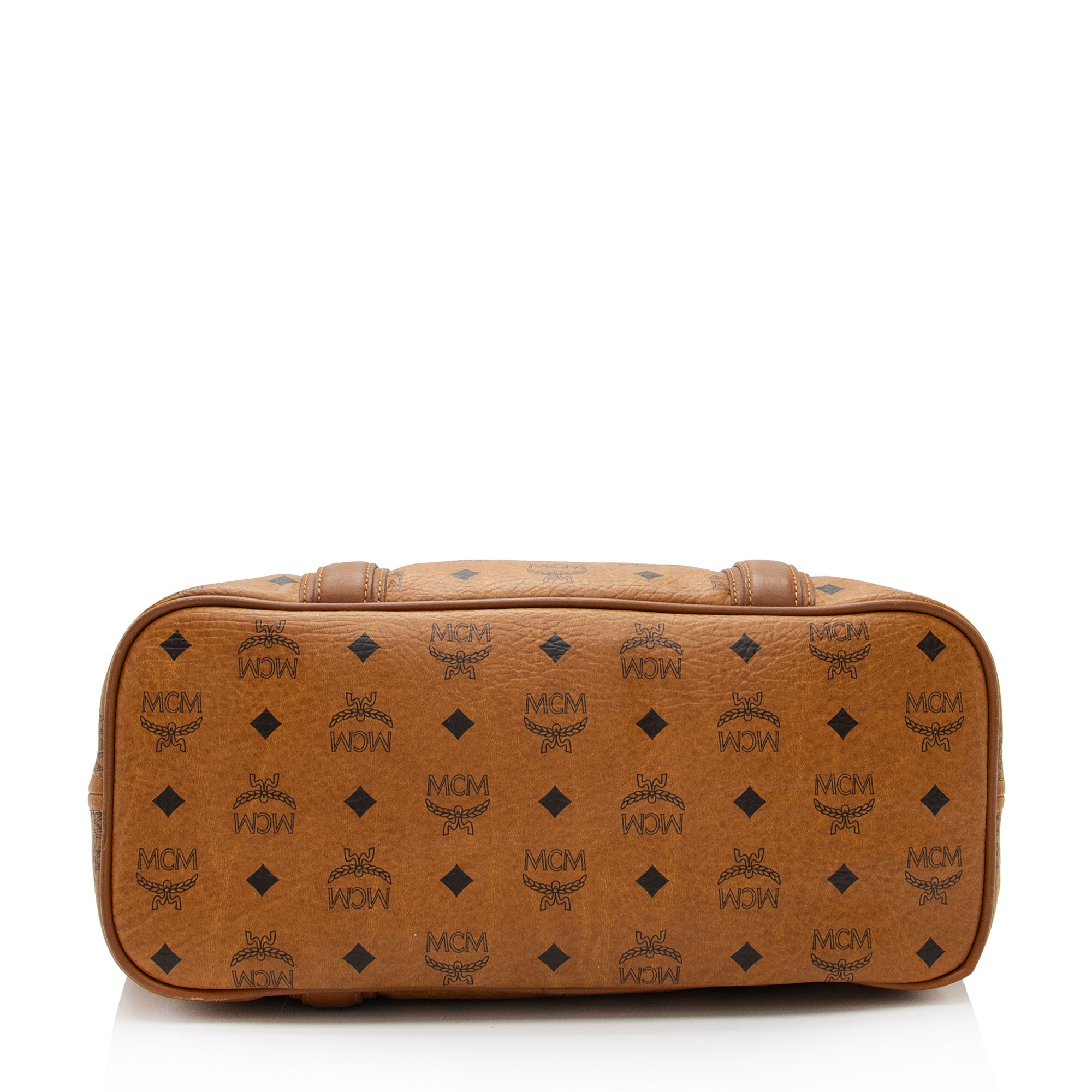 MCM Vintage Visetos Medium Shopper Tote with Pochette (SHF-o5bpVh)
