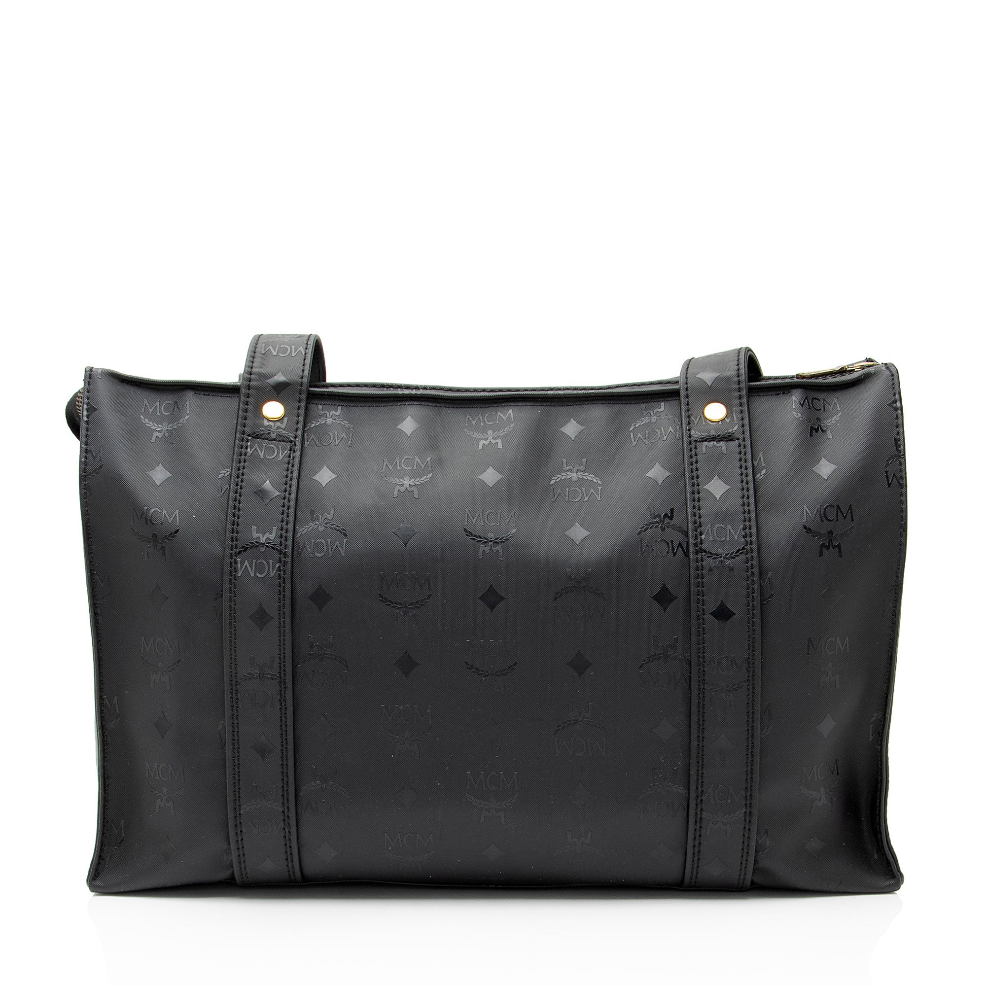 MCM Vintage Visetos Medium Shopper Tote