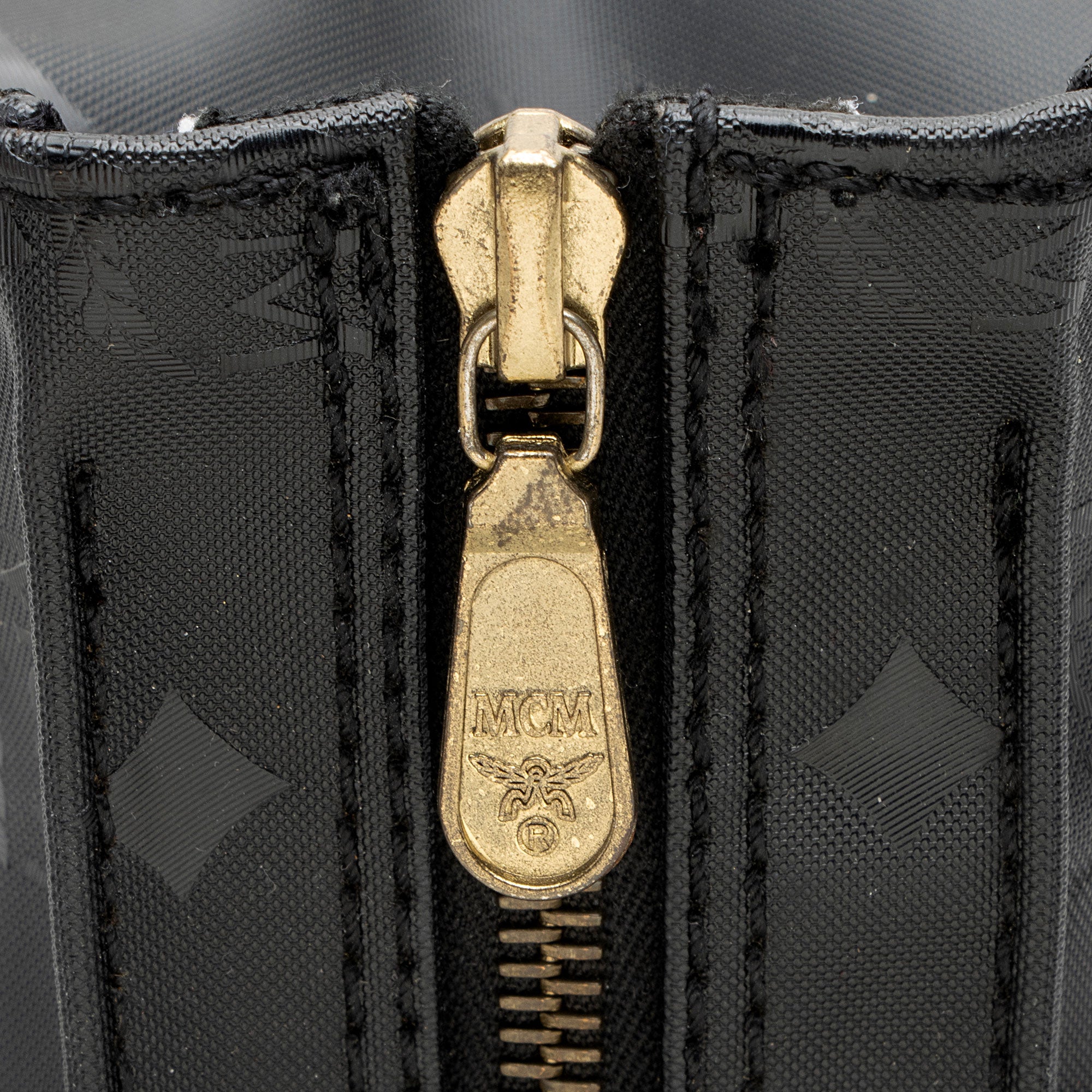 MCM Vintage Visetos Medium Shopper Tote