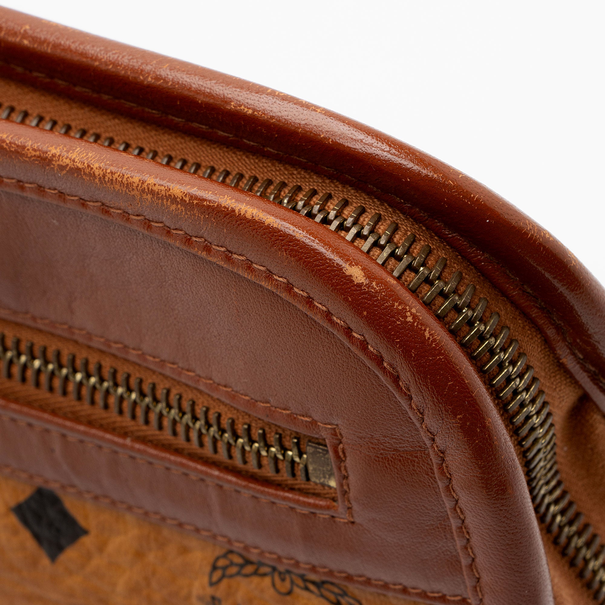 MCM Vintage Visetos Portfolio Clutch