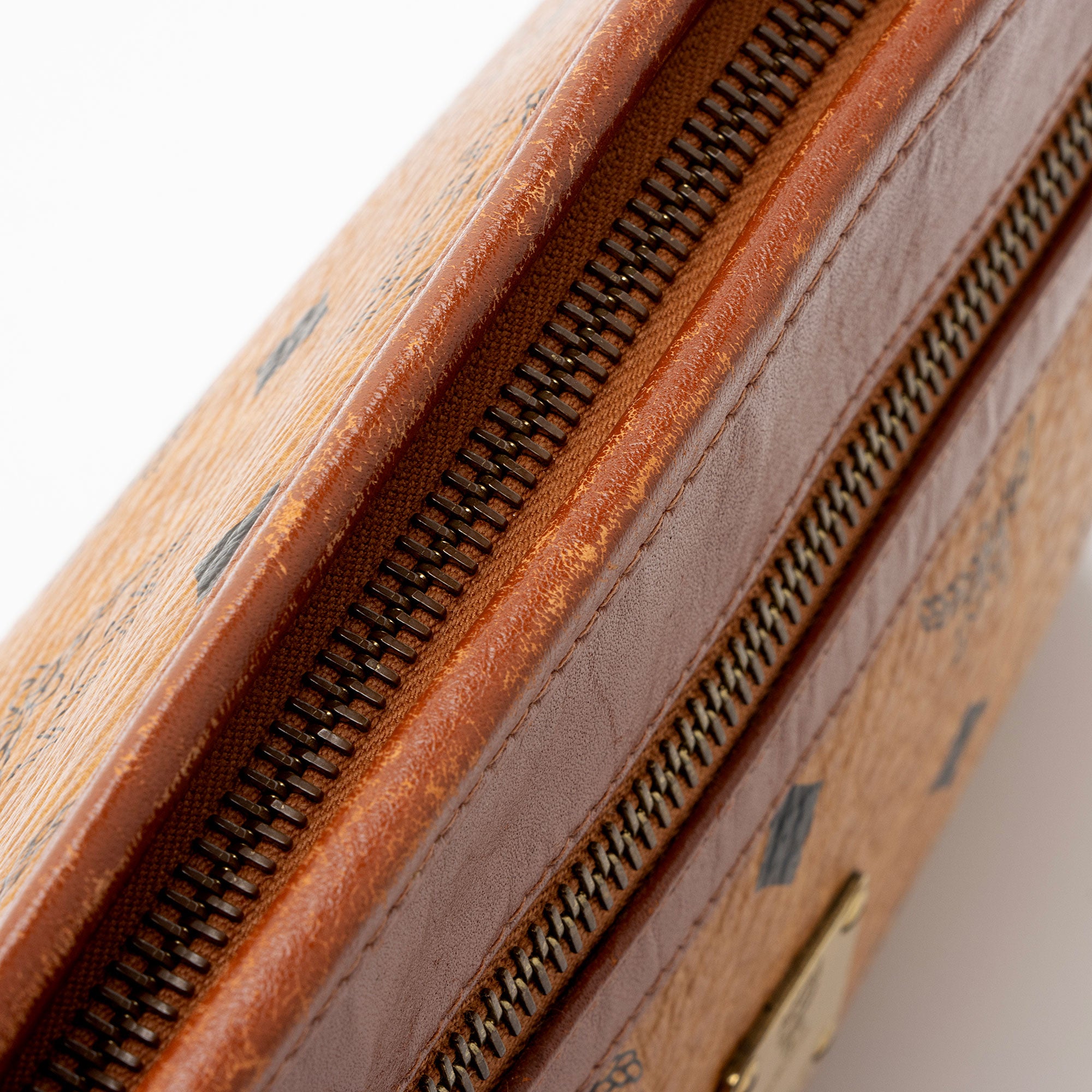 MCM Vintage Visetos Portfolio Clutch
