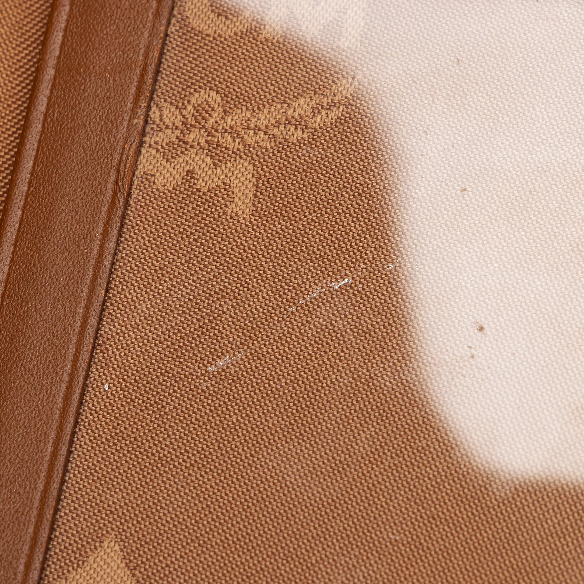 MCM Vintage Visetos Stripe Tri-Fold Wallet (SHF-23118)