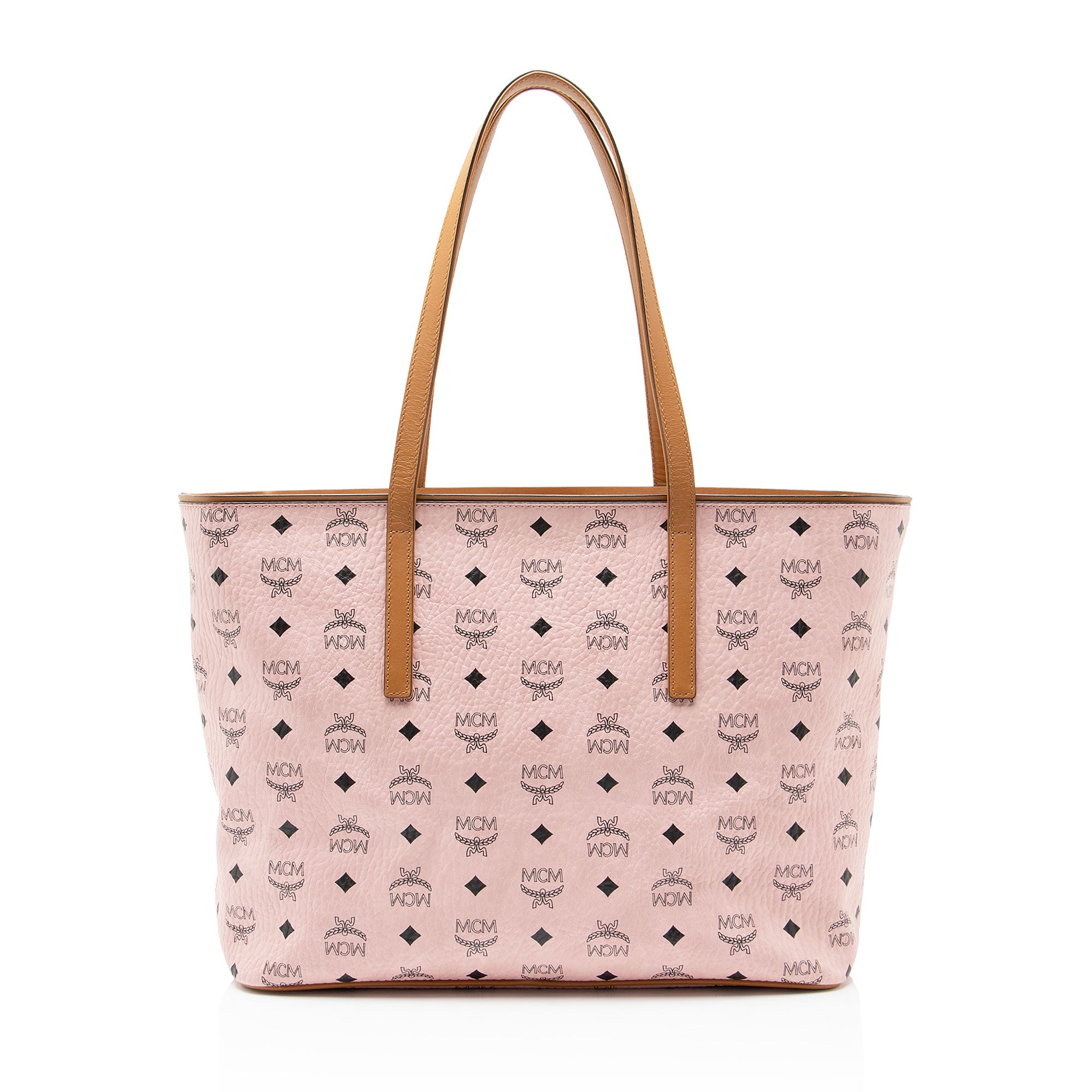 MCM Visetos Anya Medium Shopper Tote