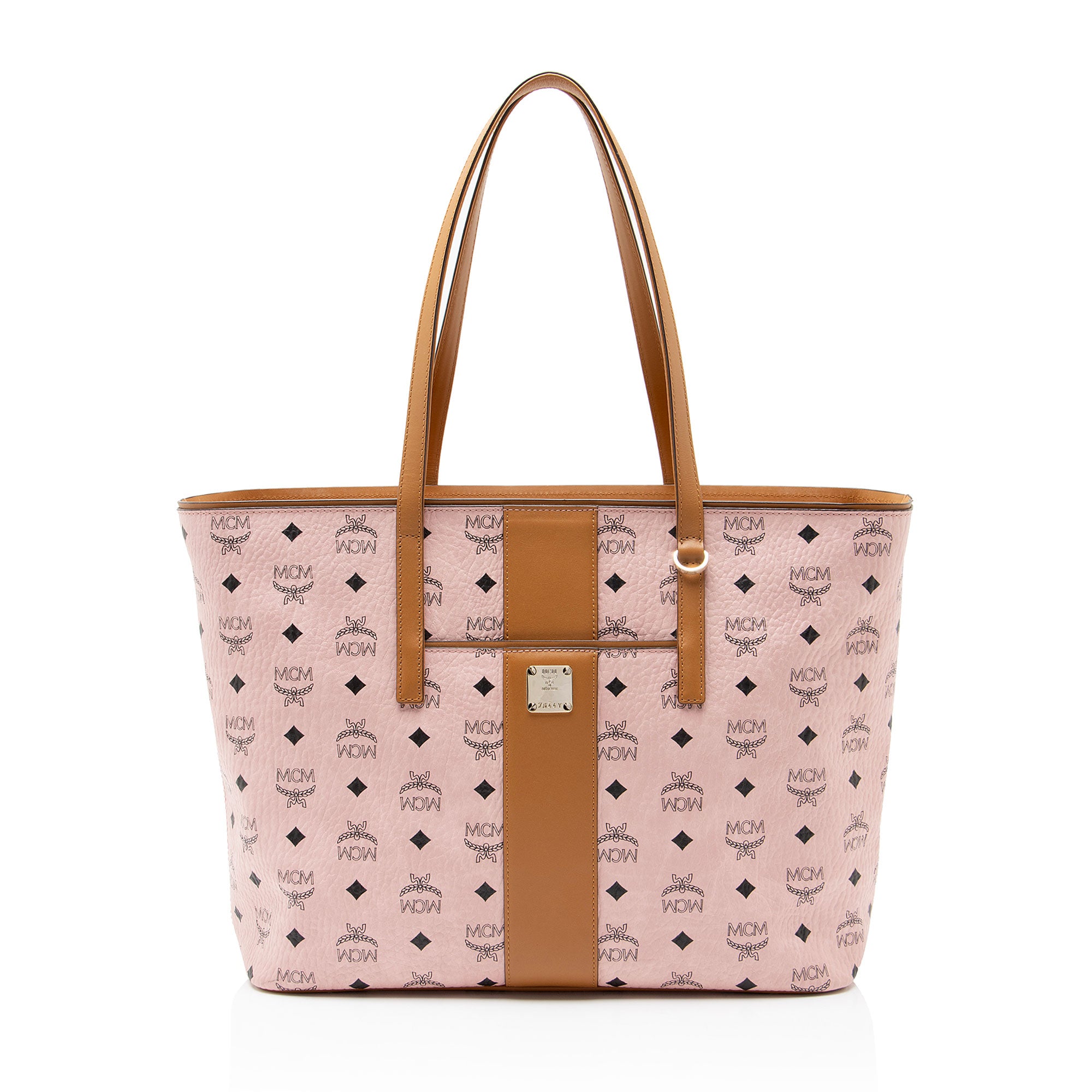 MCM Visetos Anya Medium Shopper Tote